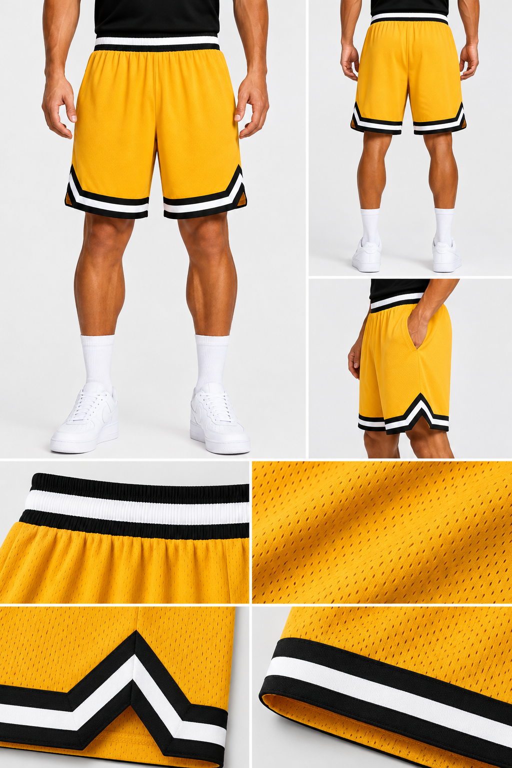 Men’s UR-16 Basketball Shorts – Yellow