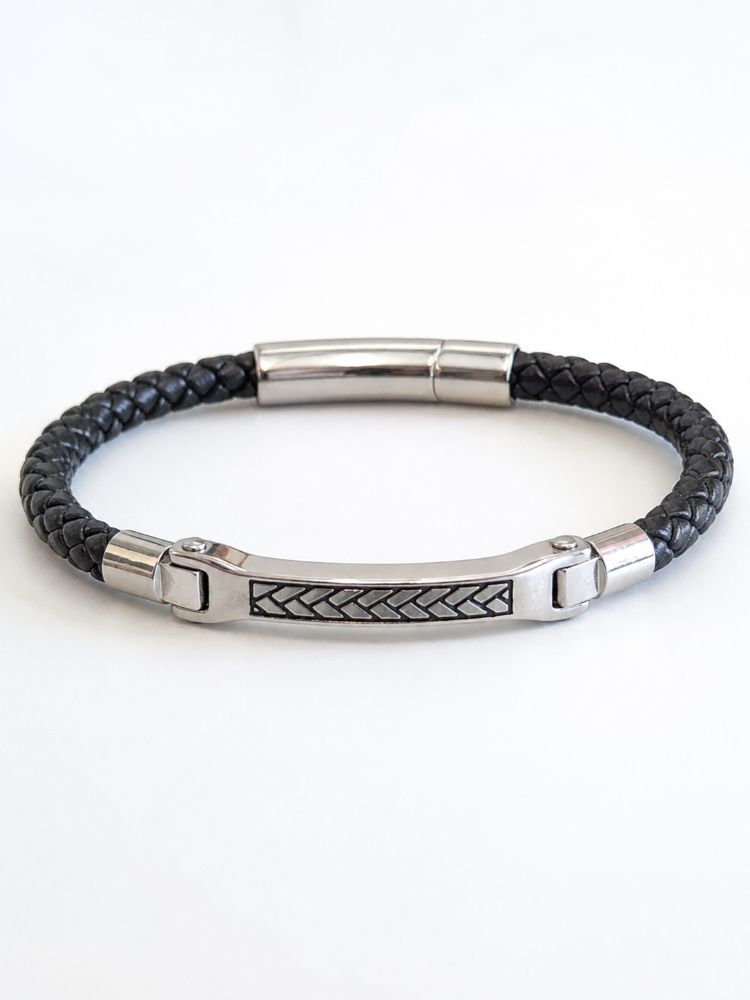 Modern Braided Leather Bracelet