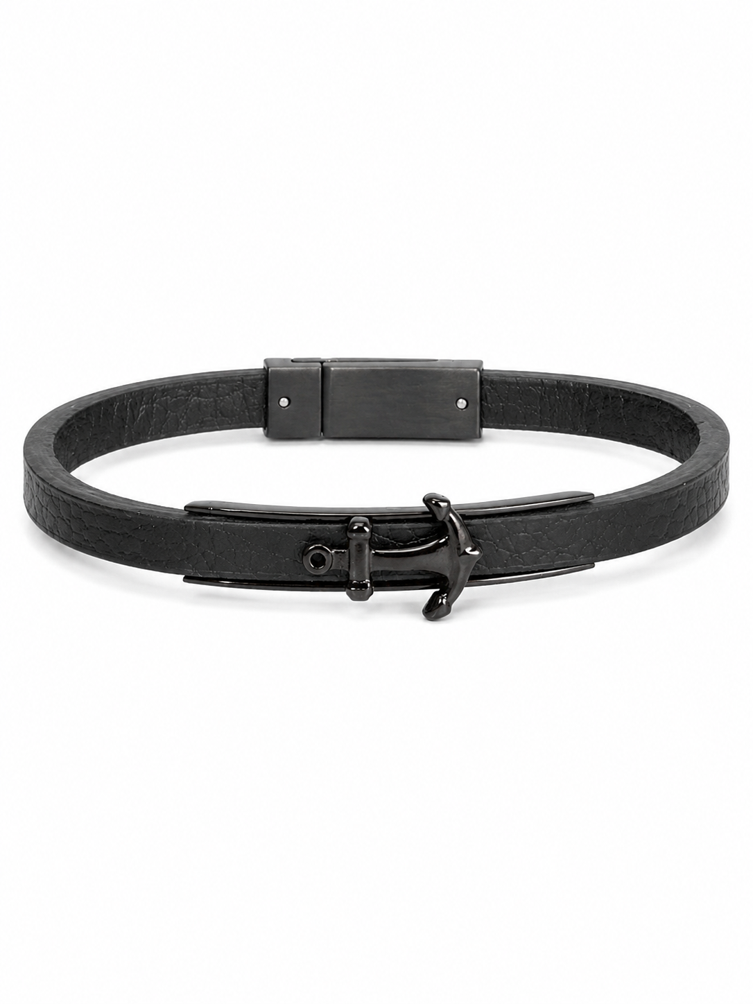 Anchor Leather Fashion Bracelet
