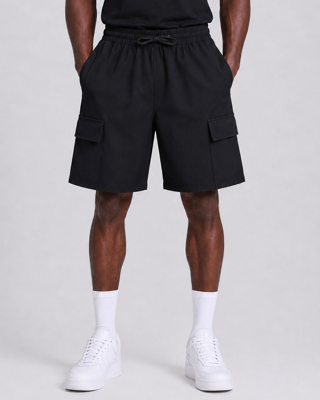 Men’s UR-10 Sport Cargo Shorts – Black