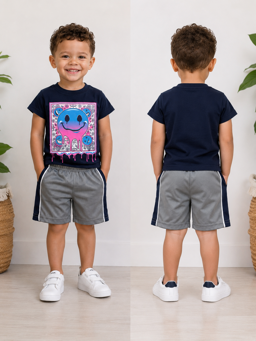 Toddler Boys Graphic T-Shirt & Shorts Set