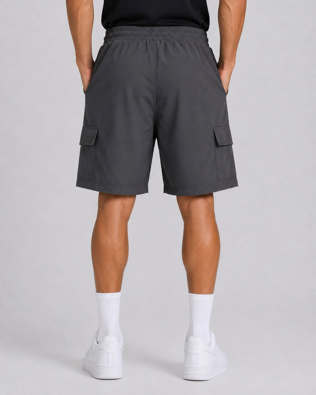 Men’s Sports Shorts UR-10 – Brown Grey