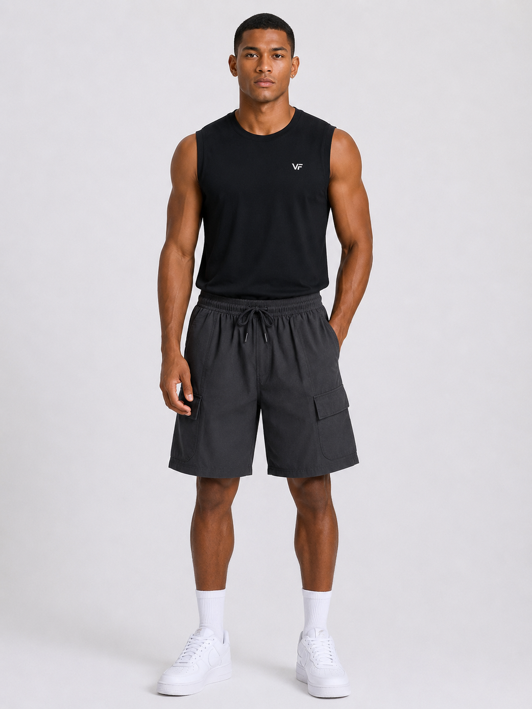 Men’s UR-4 Cargo Shorts – Black