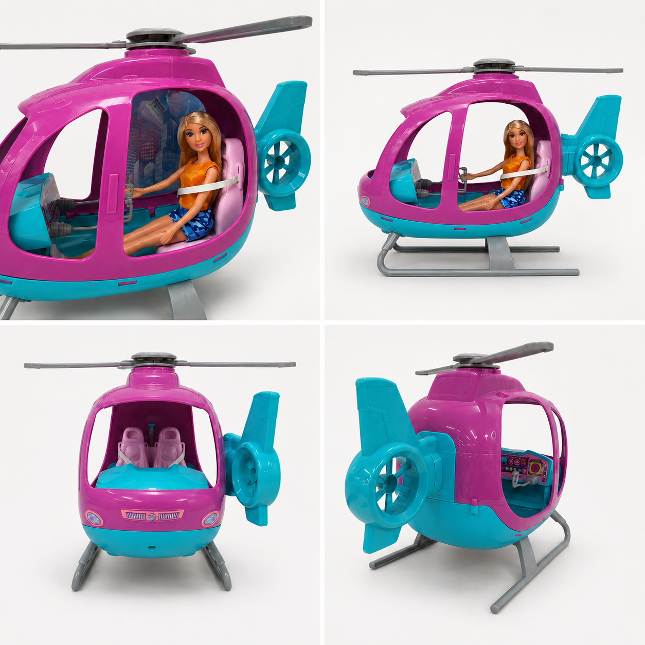 Kids’ Fashion Doll Helicopter Playset