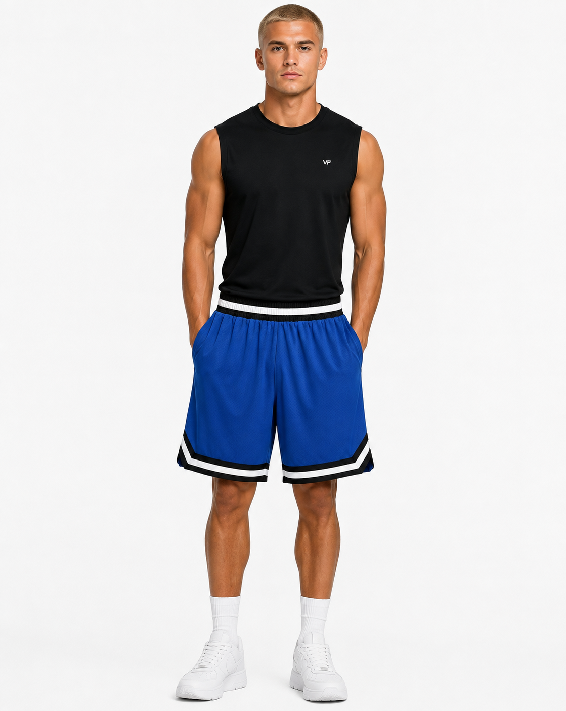 Men's Athletic Basketball Shorts UR-16 – Aqua