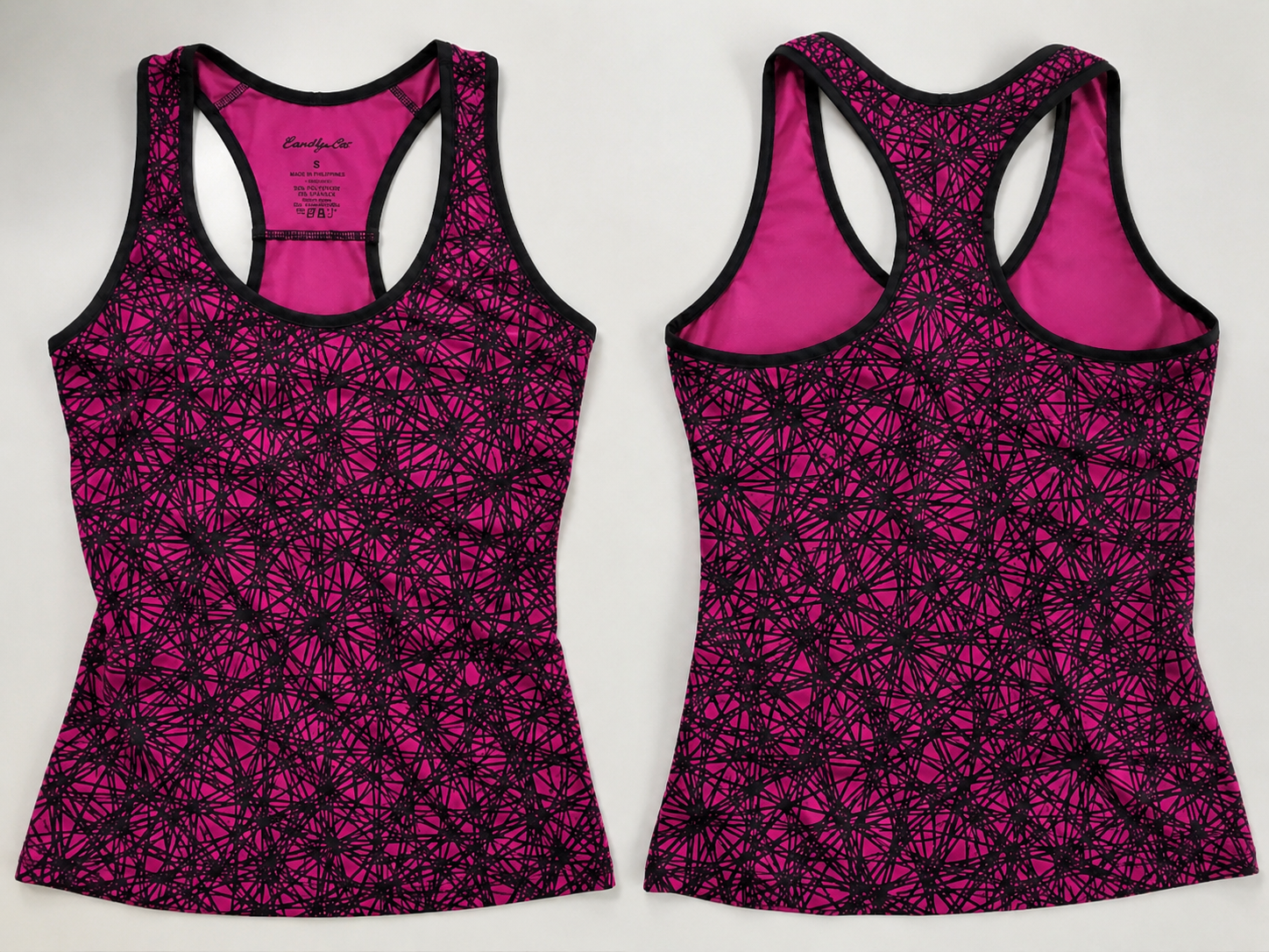 Snakeskin & Abstract Active Tank Top