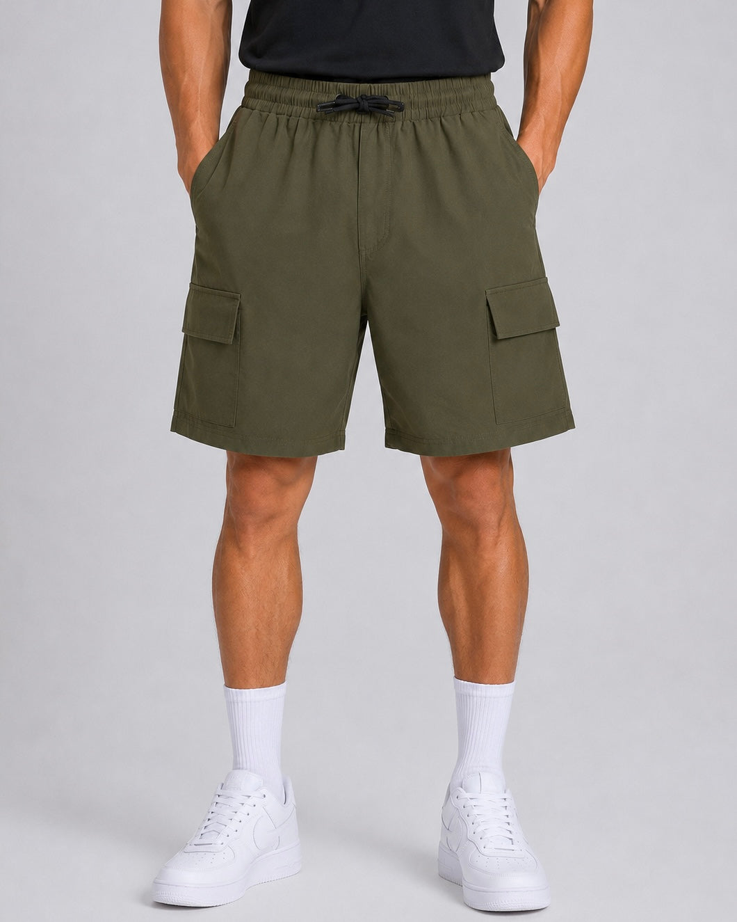 Men’s Sports Shorts UR-10 – Army Green