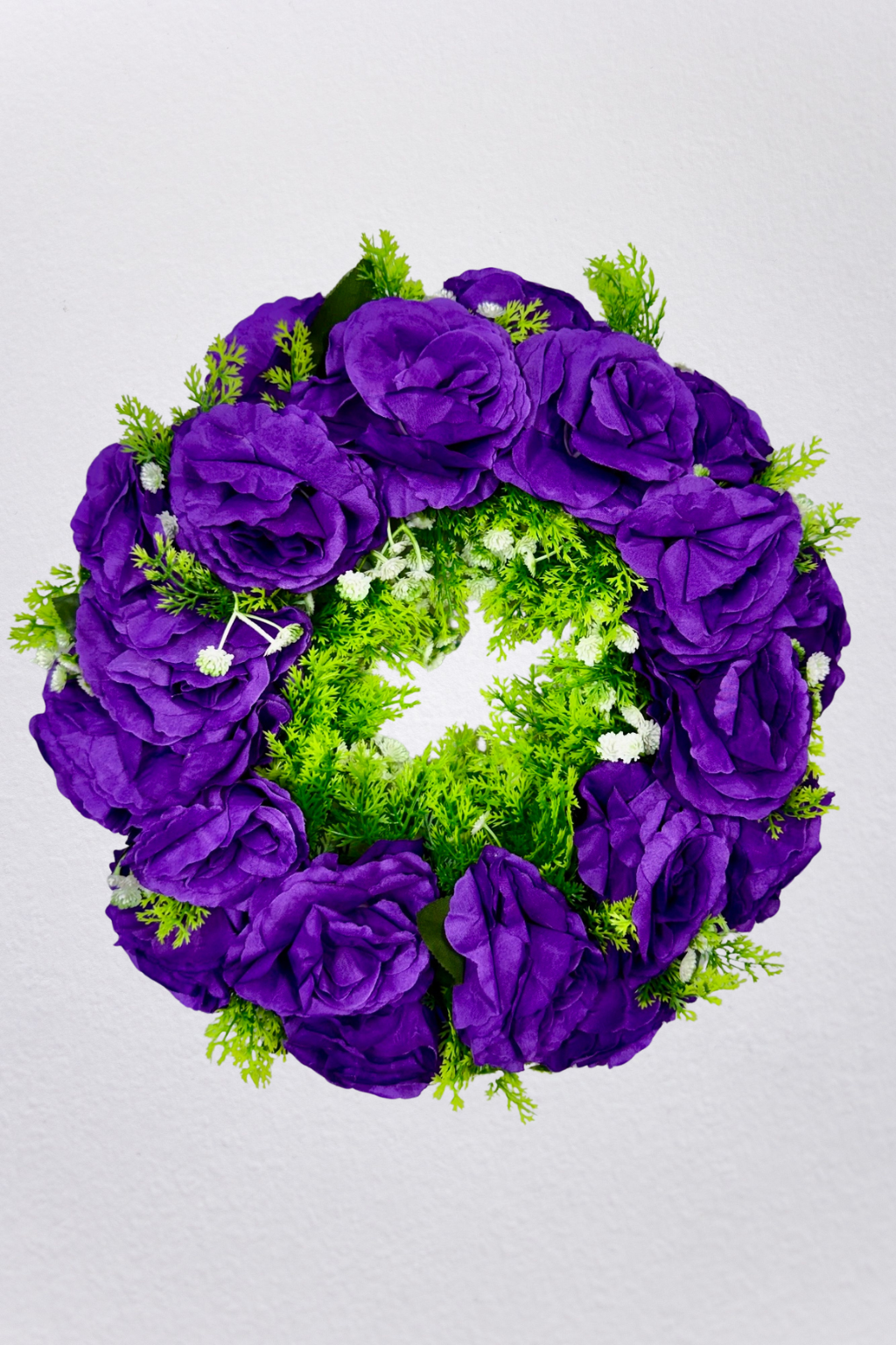 Artificial Floral Wreath – Decorative Faux Flower Door & Wall Hanging