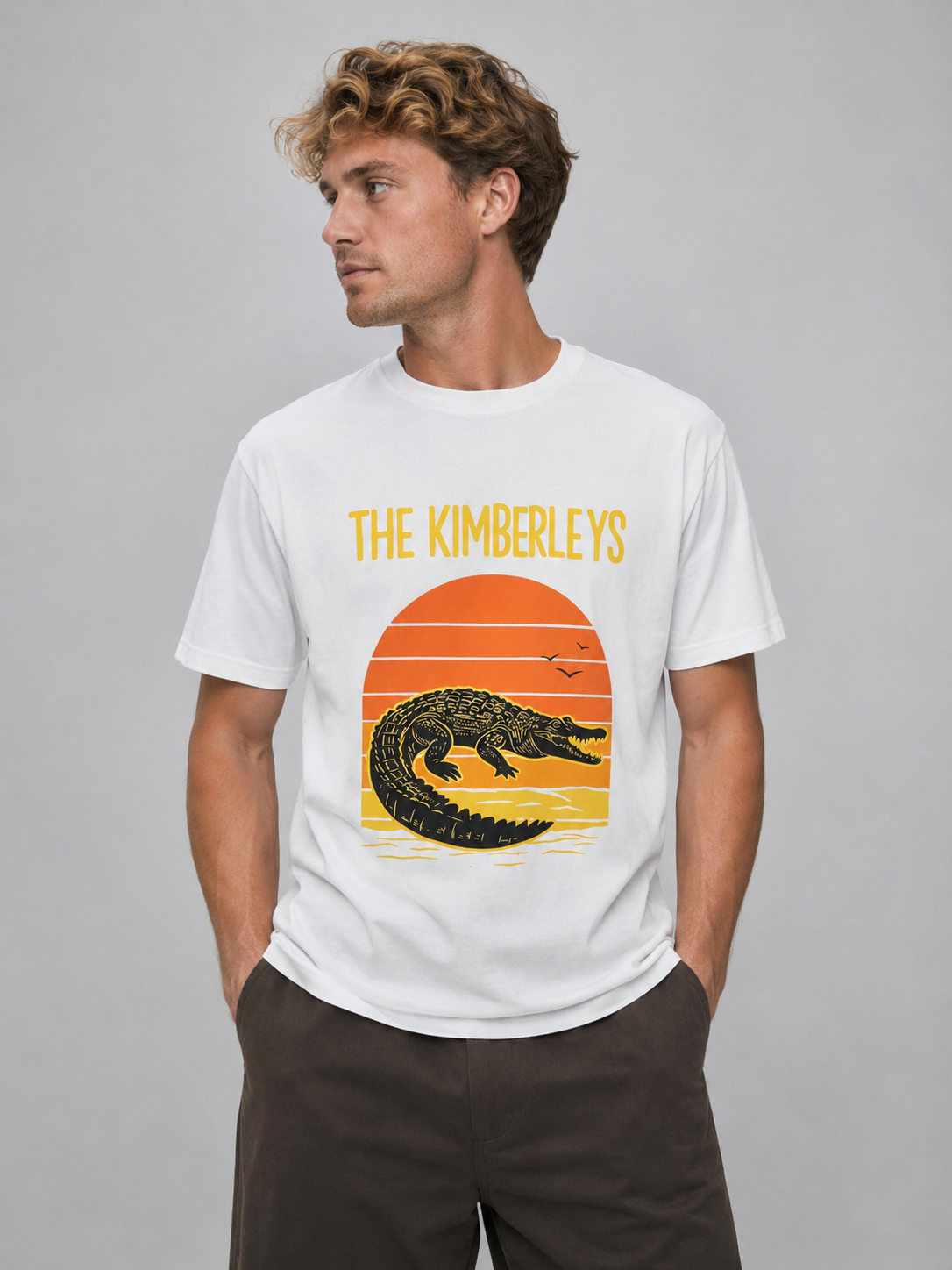 The Kimberleys Crocodile Graphic T-Shirt