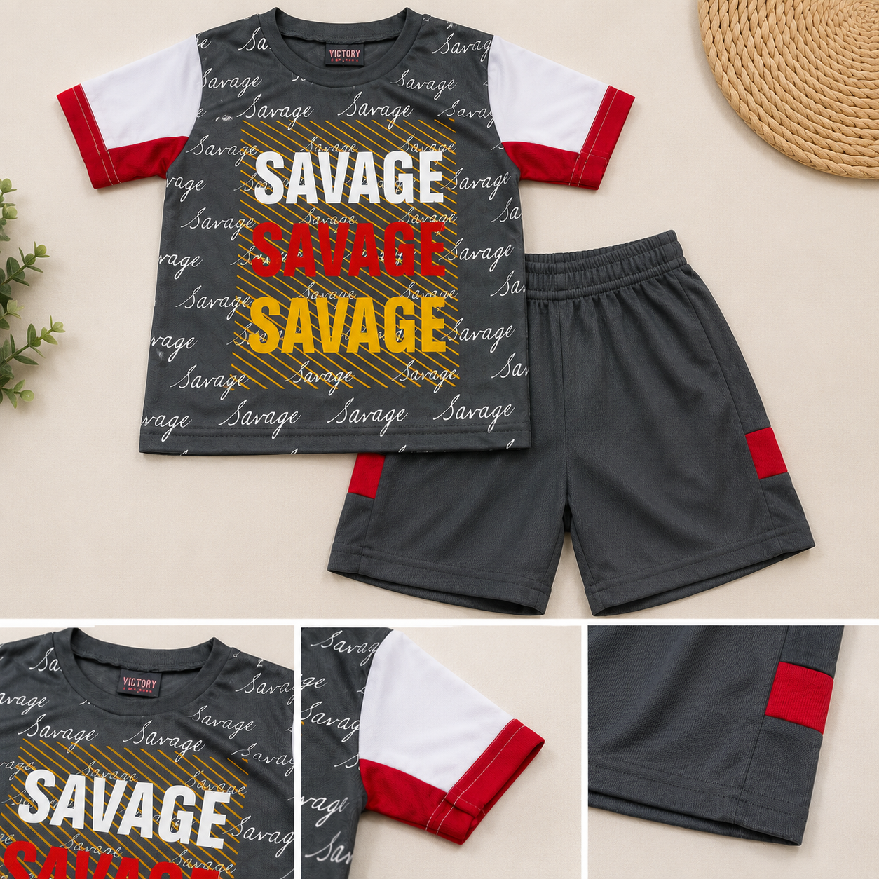 Boys Graphic T-Shirt & Shorts Set | 2T–4T