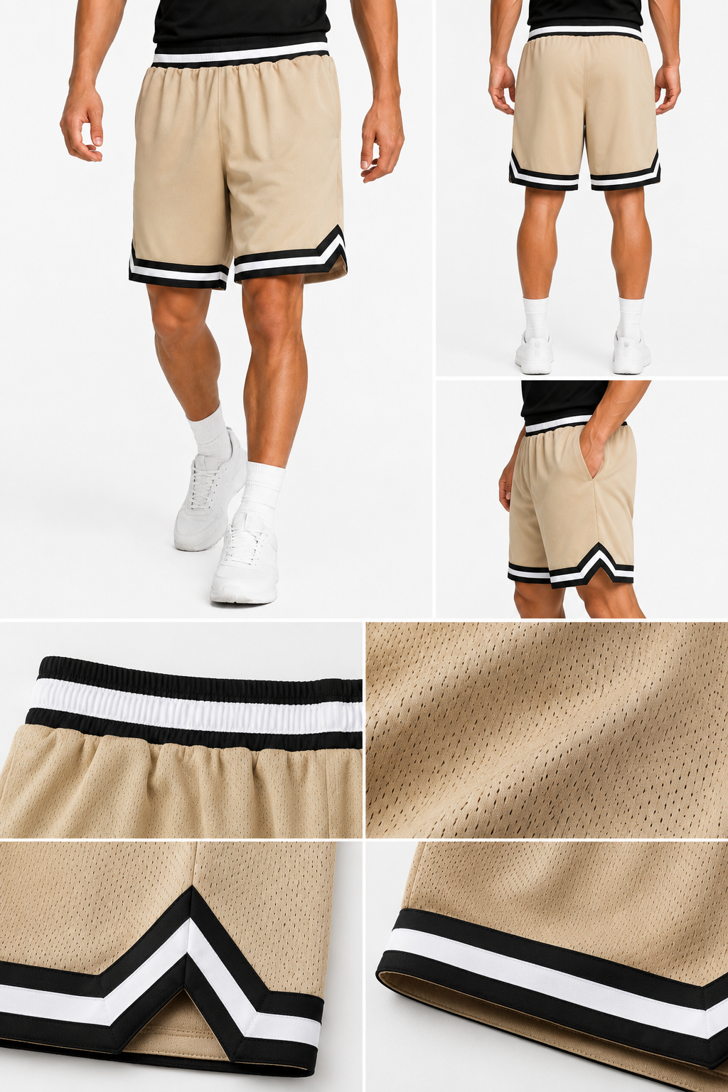Men’s UR-16 Basketball Shorts – Apricot