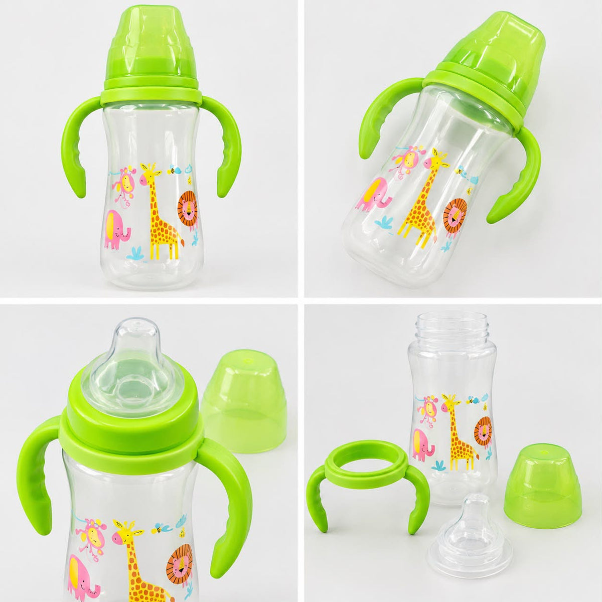 Baby Bottle with Handles – 320ml, Assorted Designs