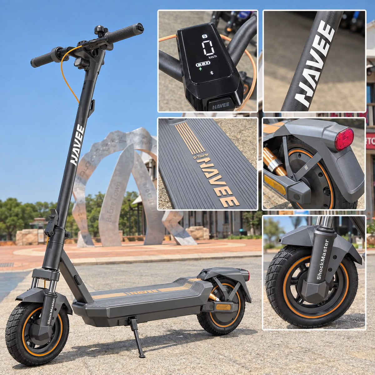 NAVEE GT3 Folding Electric Scooter – Up to 50km Range