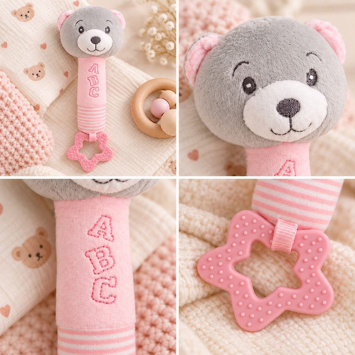 Baby Bear ABC Rattle & Teether