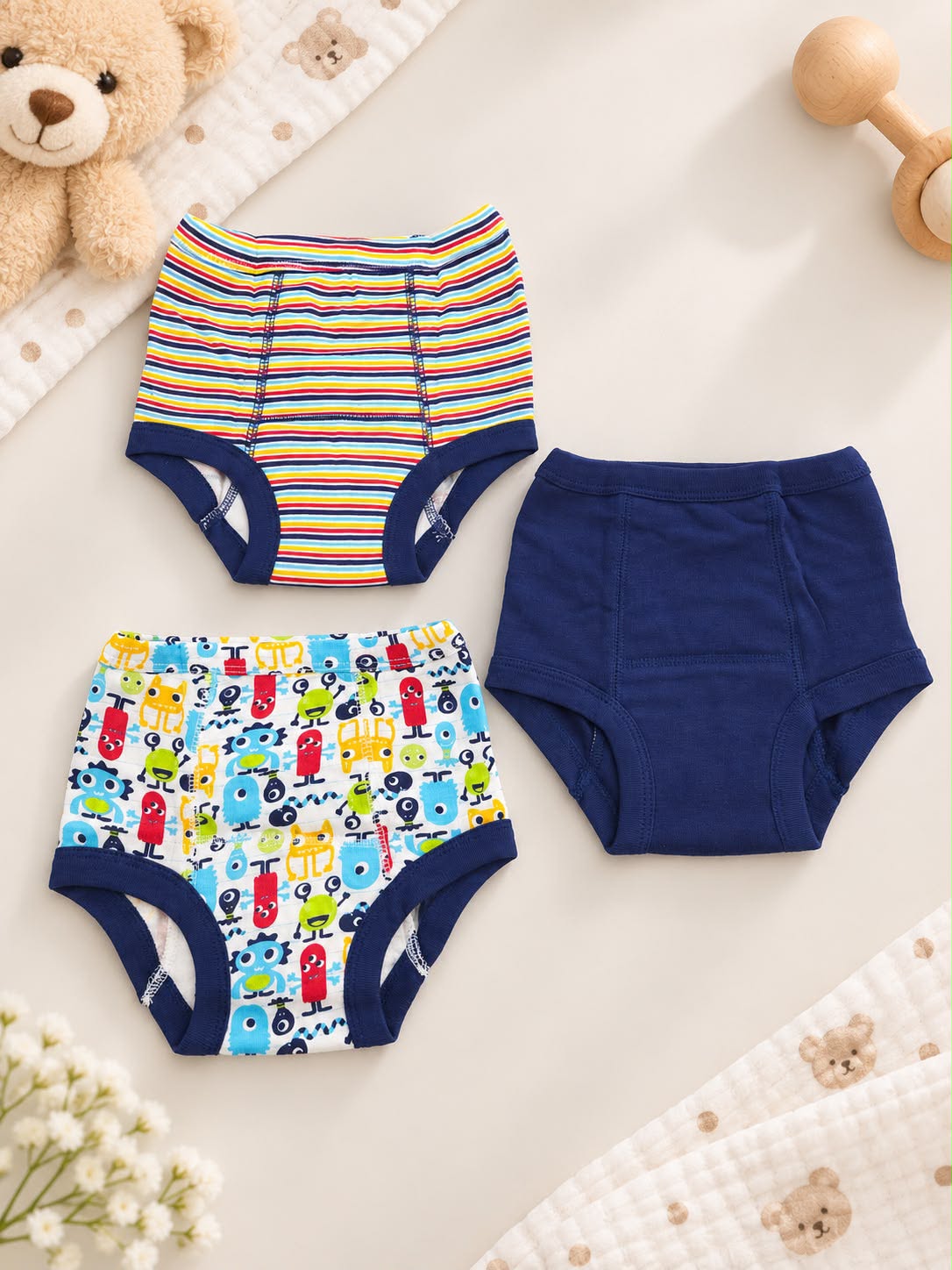 Okie Dokie Toddler Training Pants – 3 Pack | 2T & 3T