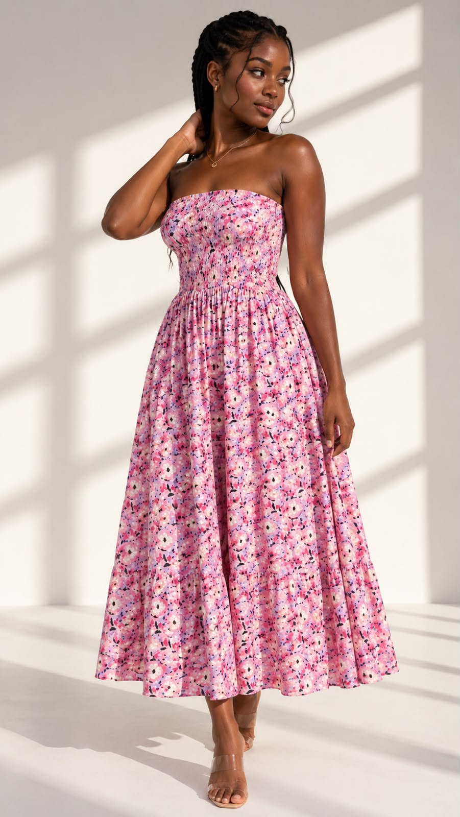 Blush Petal Dream Maxi Dress