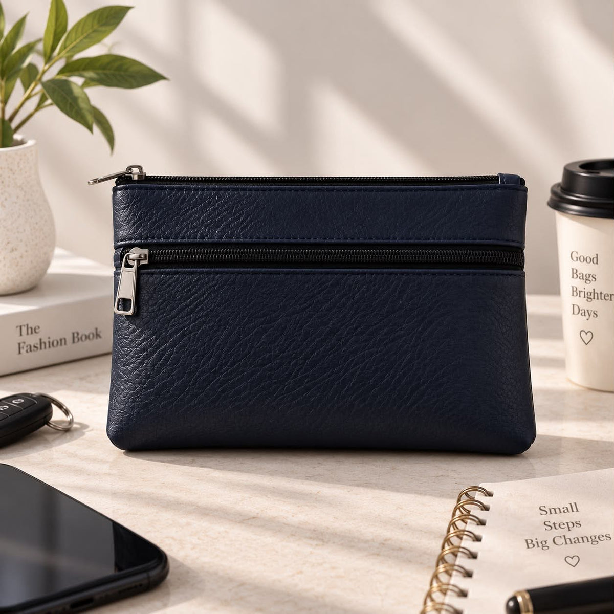 Men's Everyday Double Zip Pouch