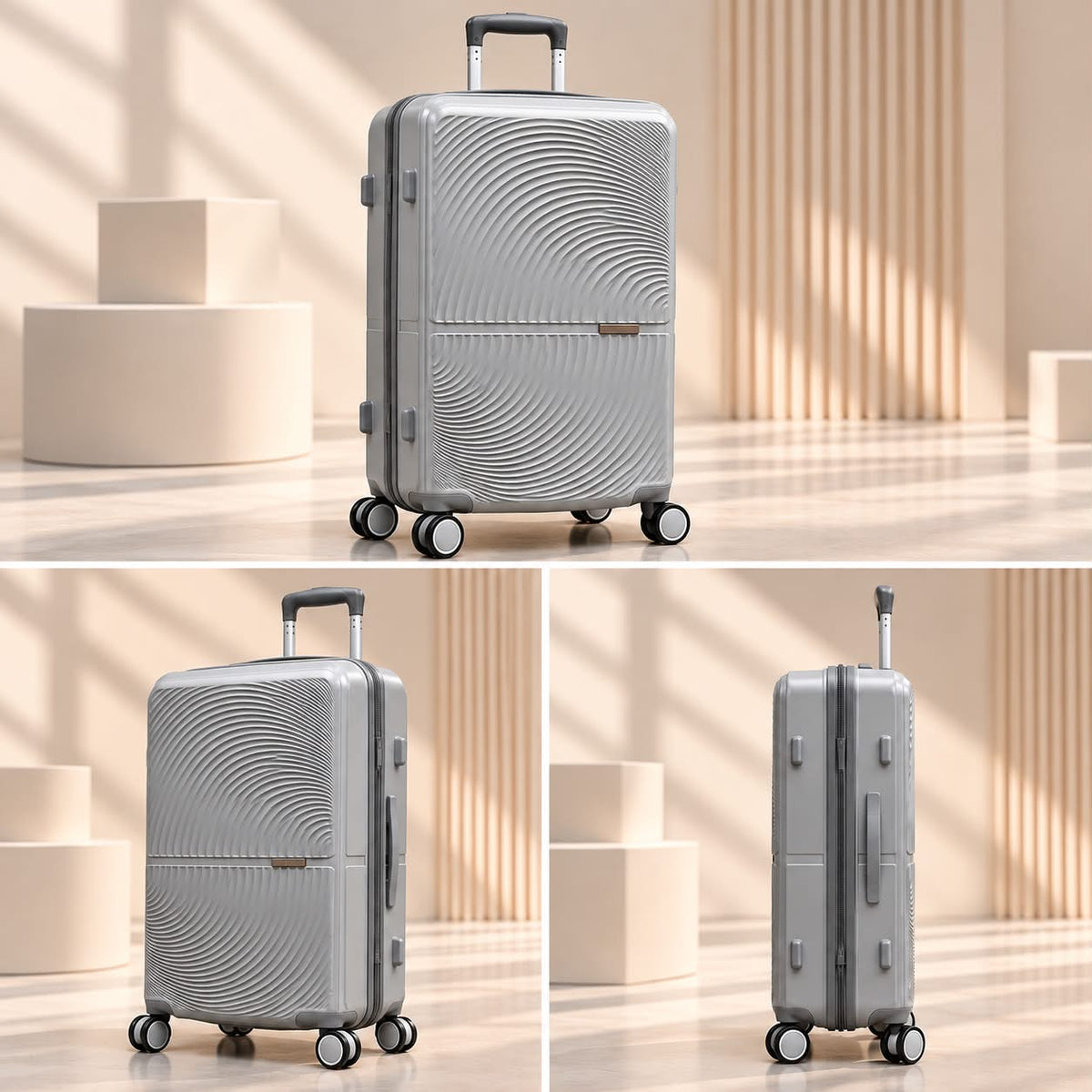 18-Inch Polypropylene Hard Shell Suitcase