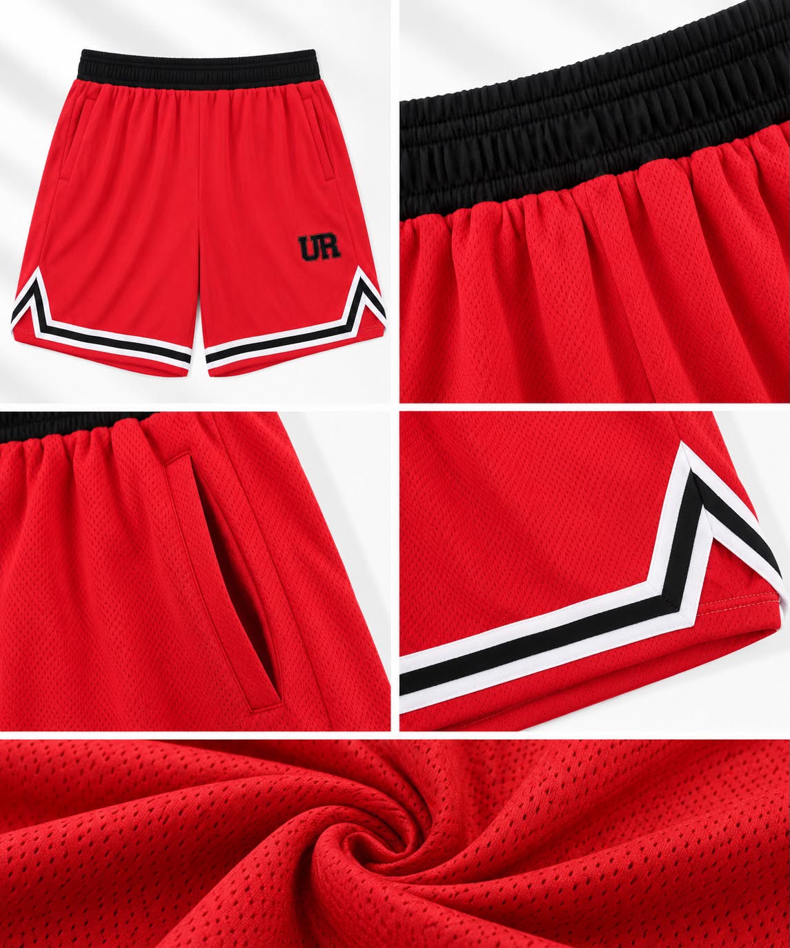 Men’s UR Mesh Basketball Shorts – Red