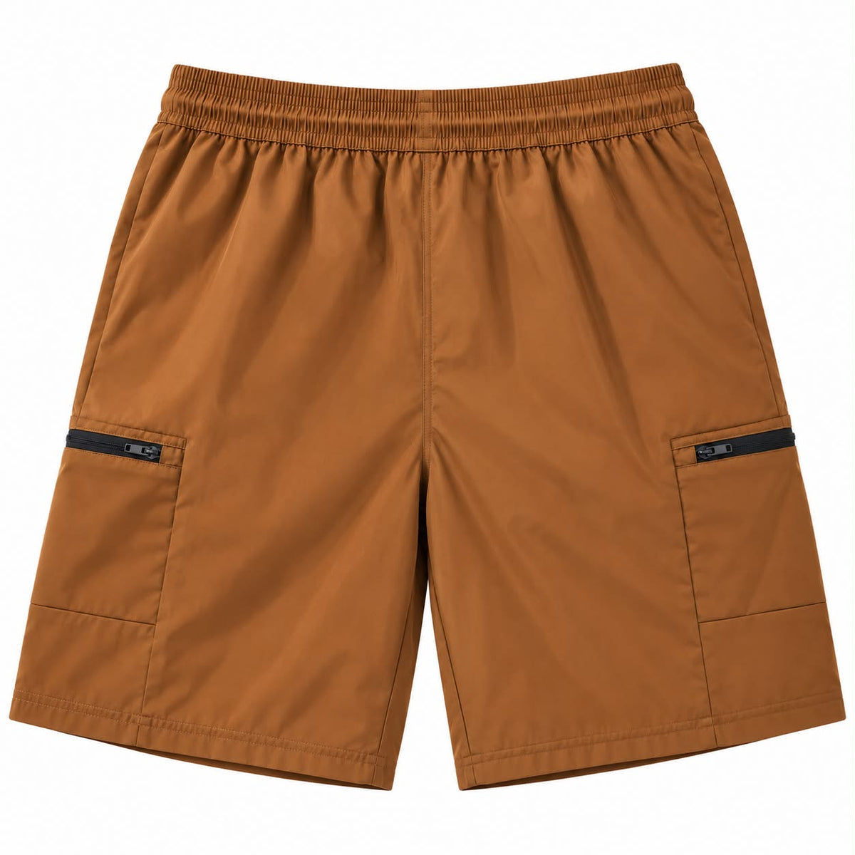 Men’s Active Shorts with Rampage Logo – Khaki