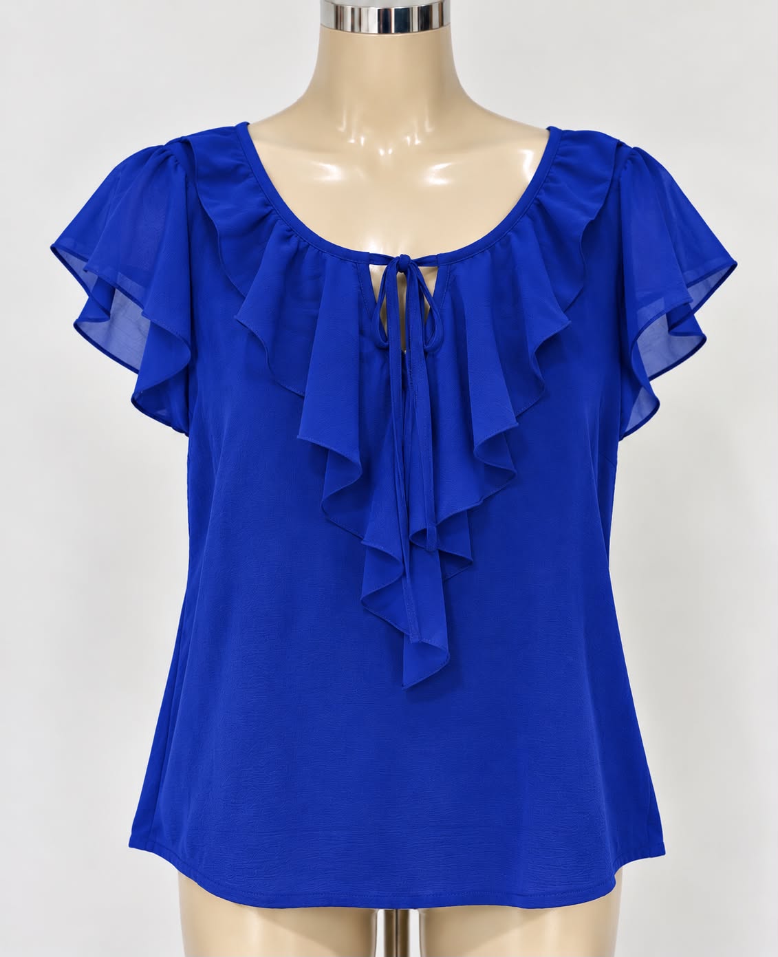 Women’s Ruffle Front Funeral Top – Assorted Colors