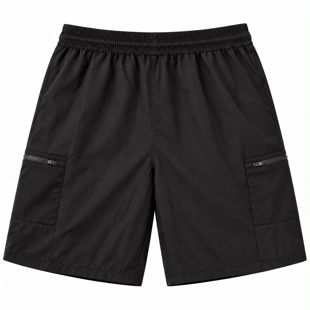 Men’s Active Shorts with Rampage Logo – Black