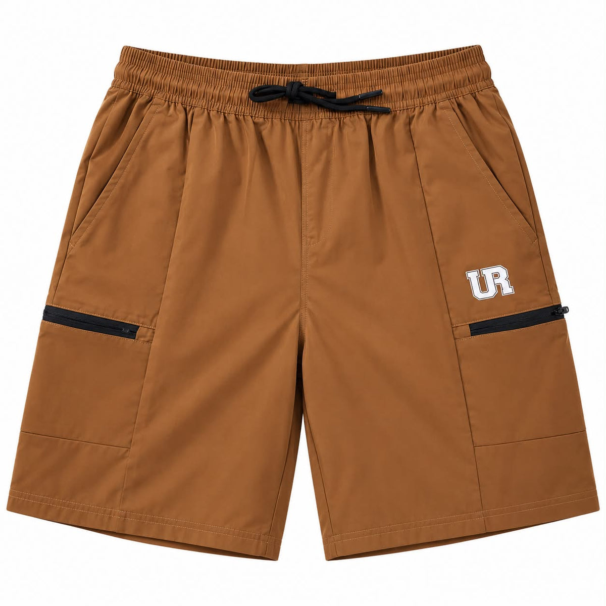Men’s Active Shorts with Rampage Logo – Khaki