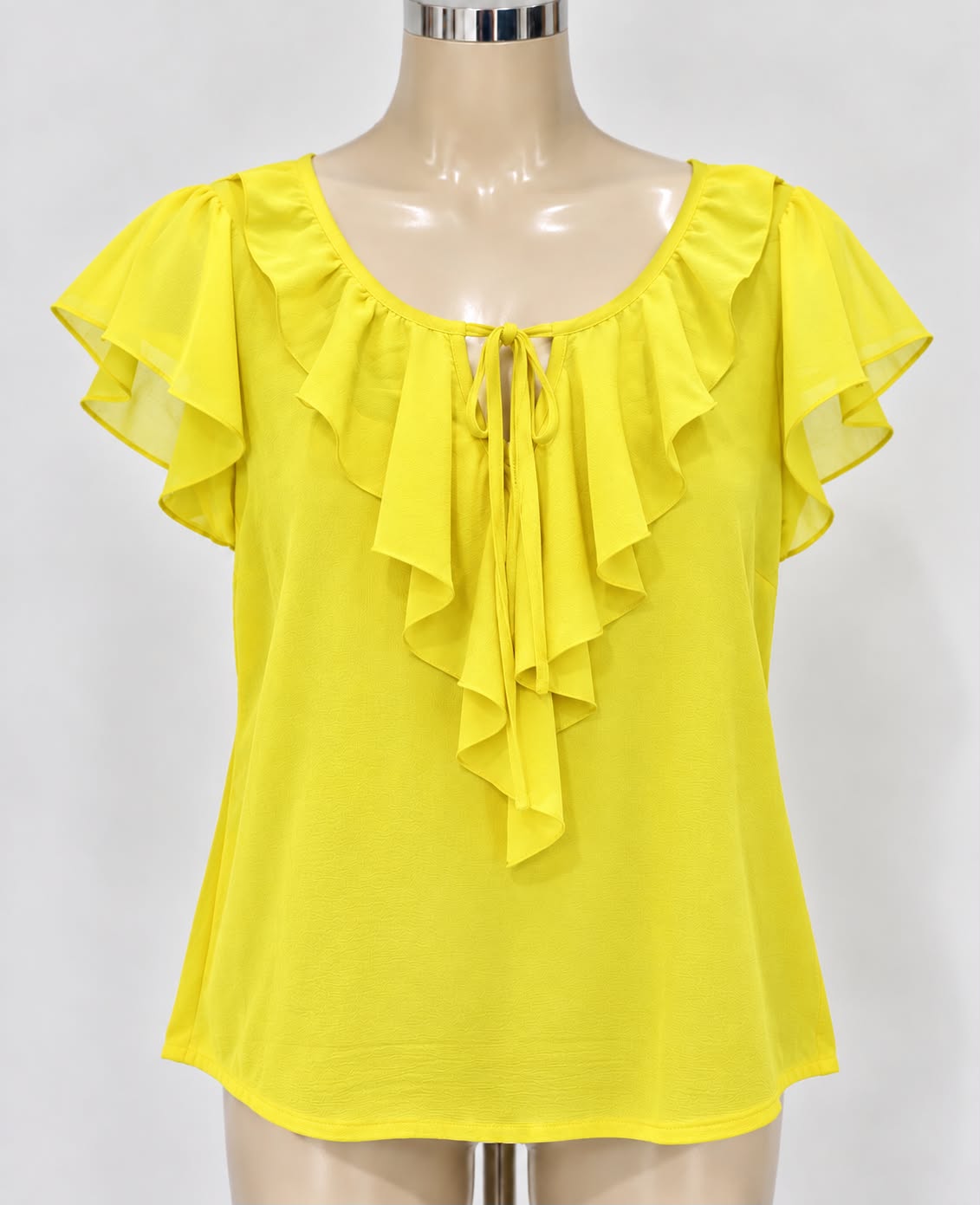 Women’s Ruffle Front Funeral Top – Assorted Colors