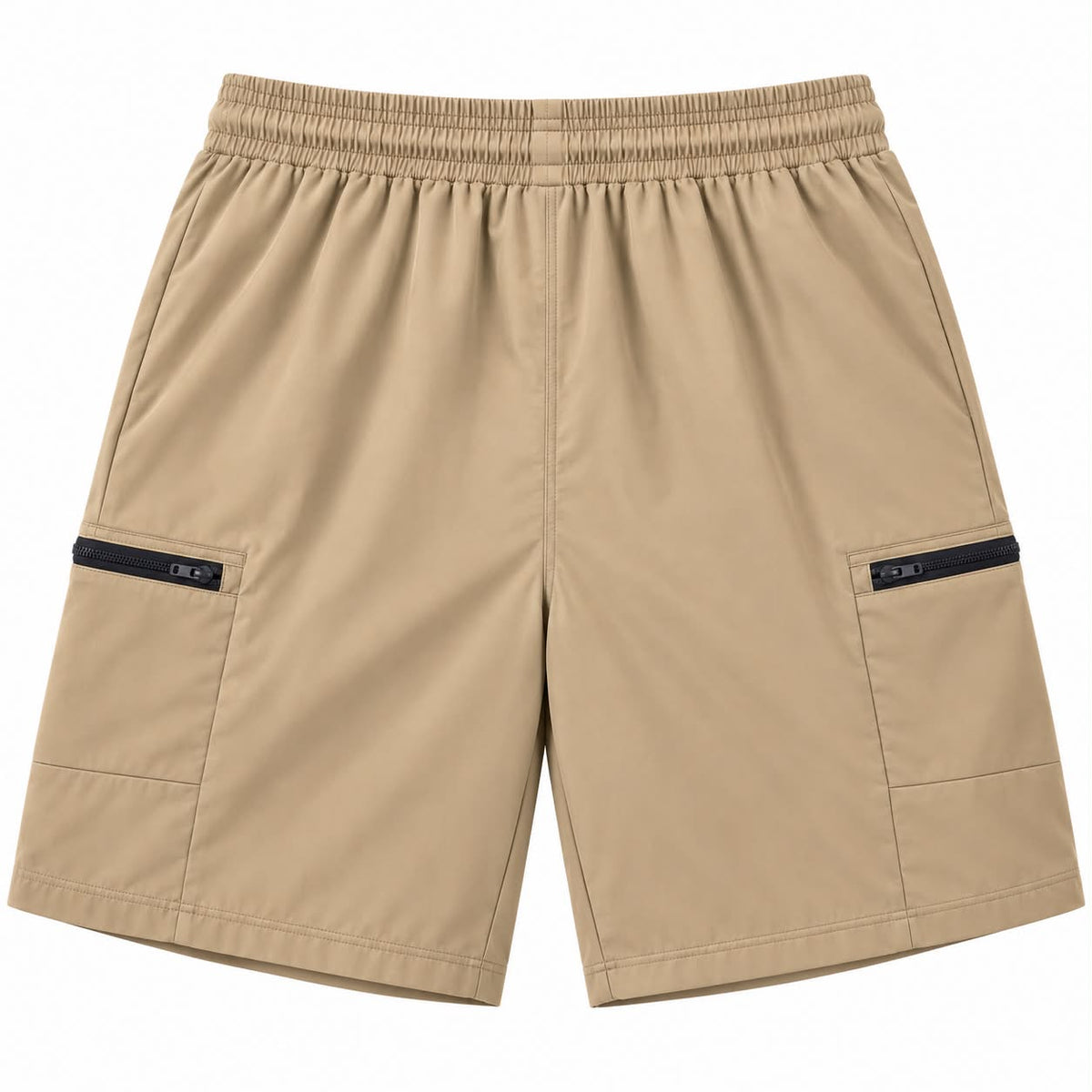 Men’s Active Shorts with Rampage Logo – Caramel