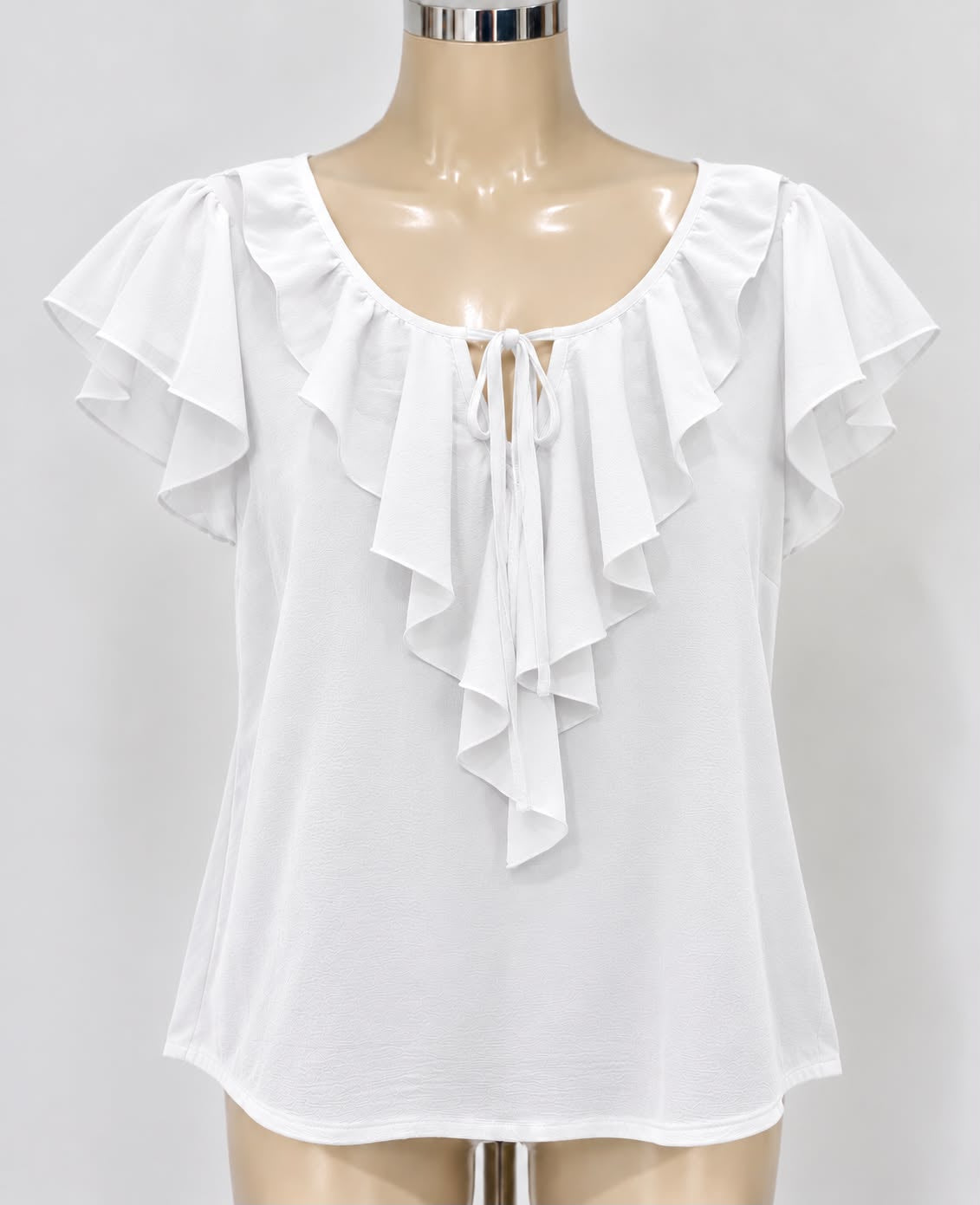 Women’s Ruffle Front Funeral Top – Assorted Colors