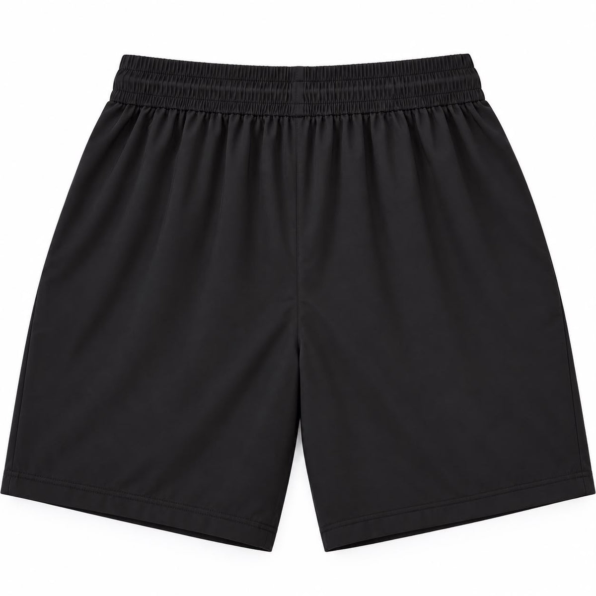 Men’s Classic Stretch Drawstring Shorts – Black