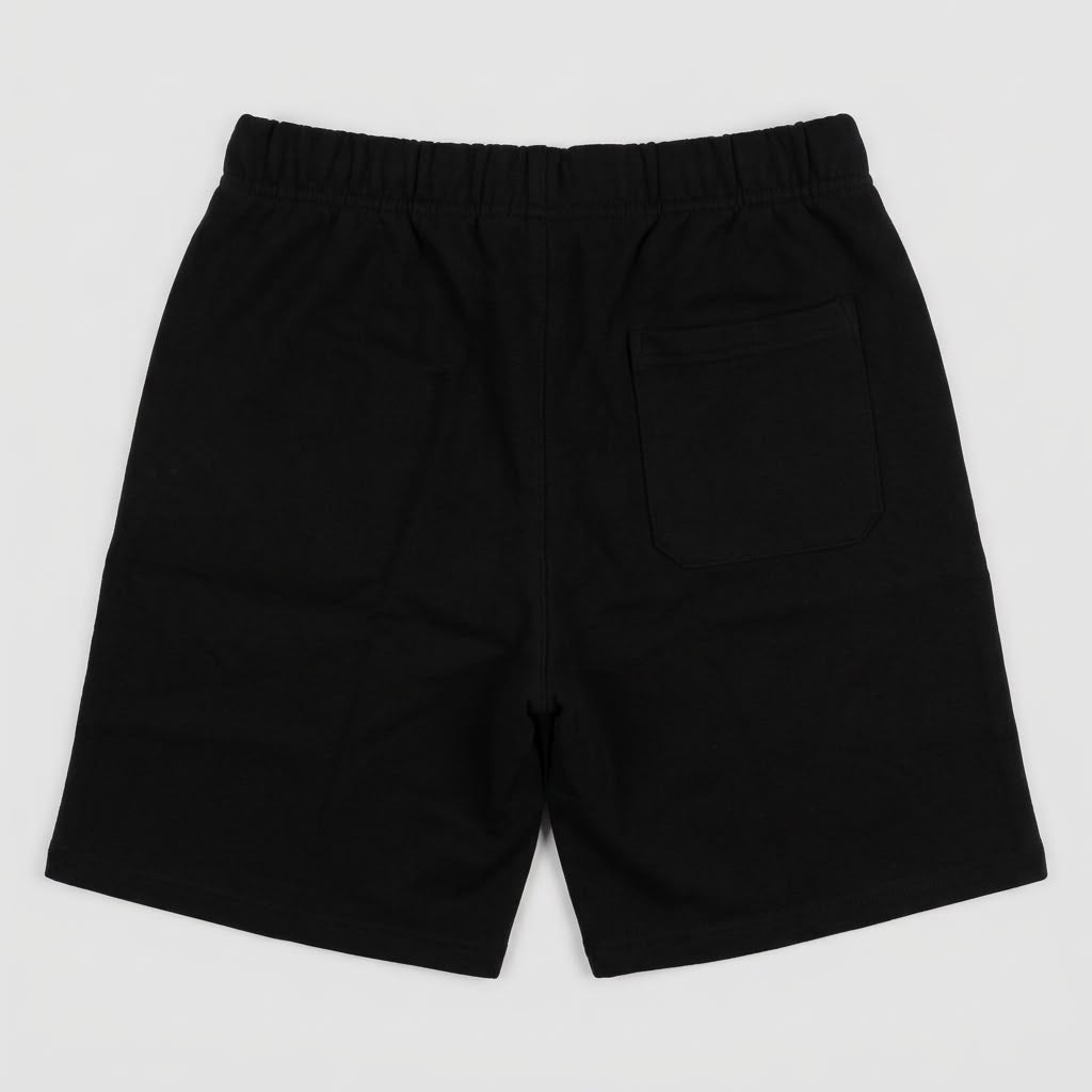 Men’s Rampage Cotton Blend Drawstring Shorts – Black
