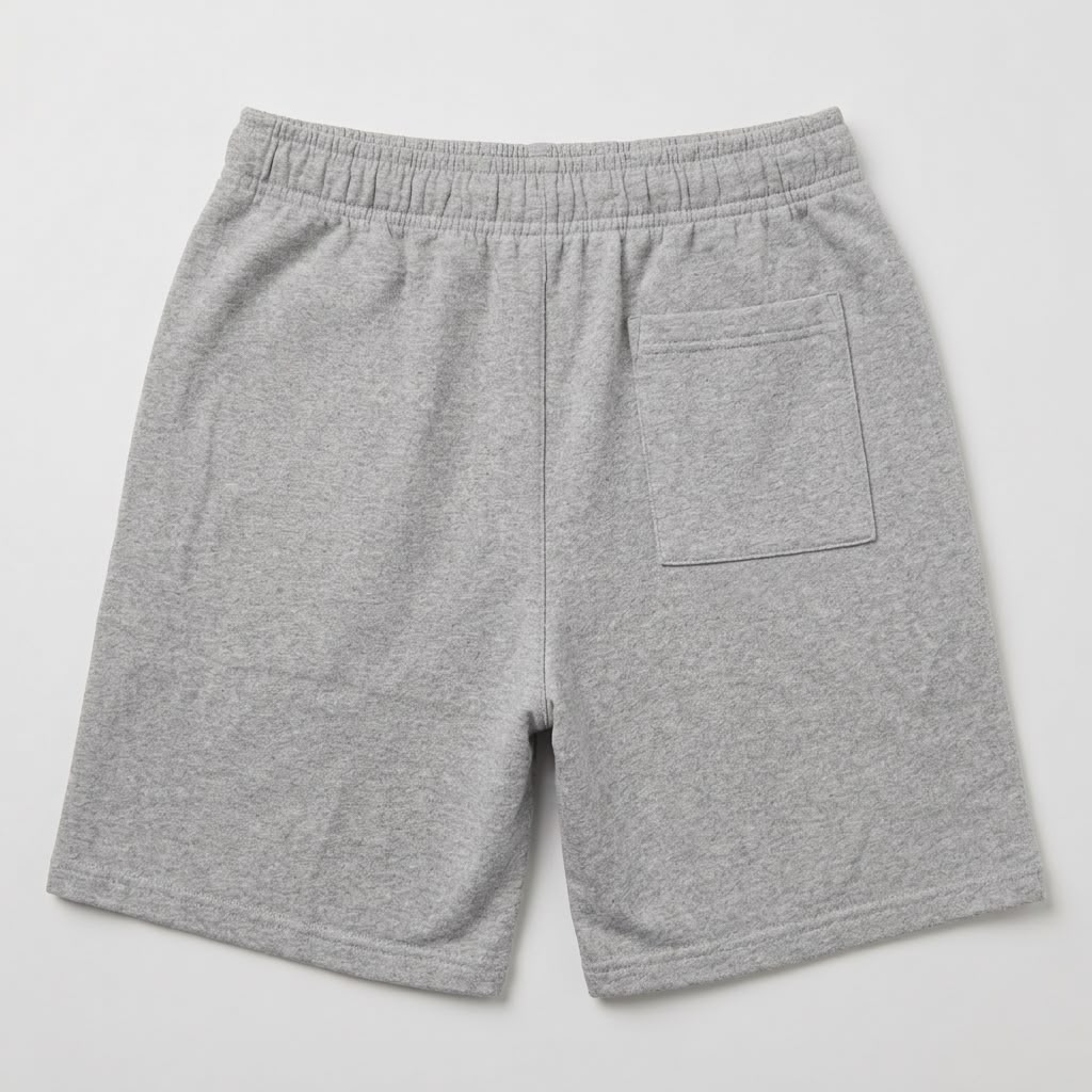 Men’s Rampage Cotton Blend Drawstring Shorts – Light Grey