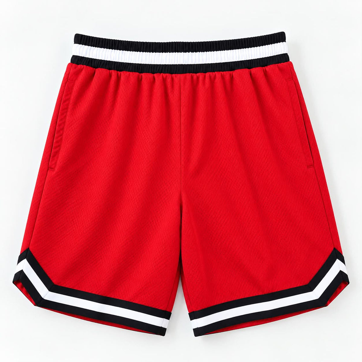 Women’s Mesh Jersey Shorts – Red