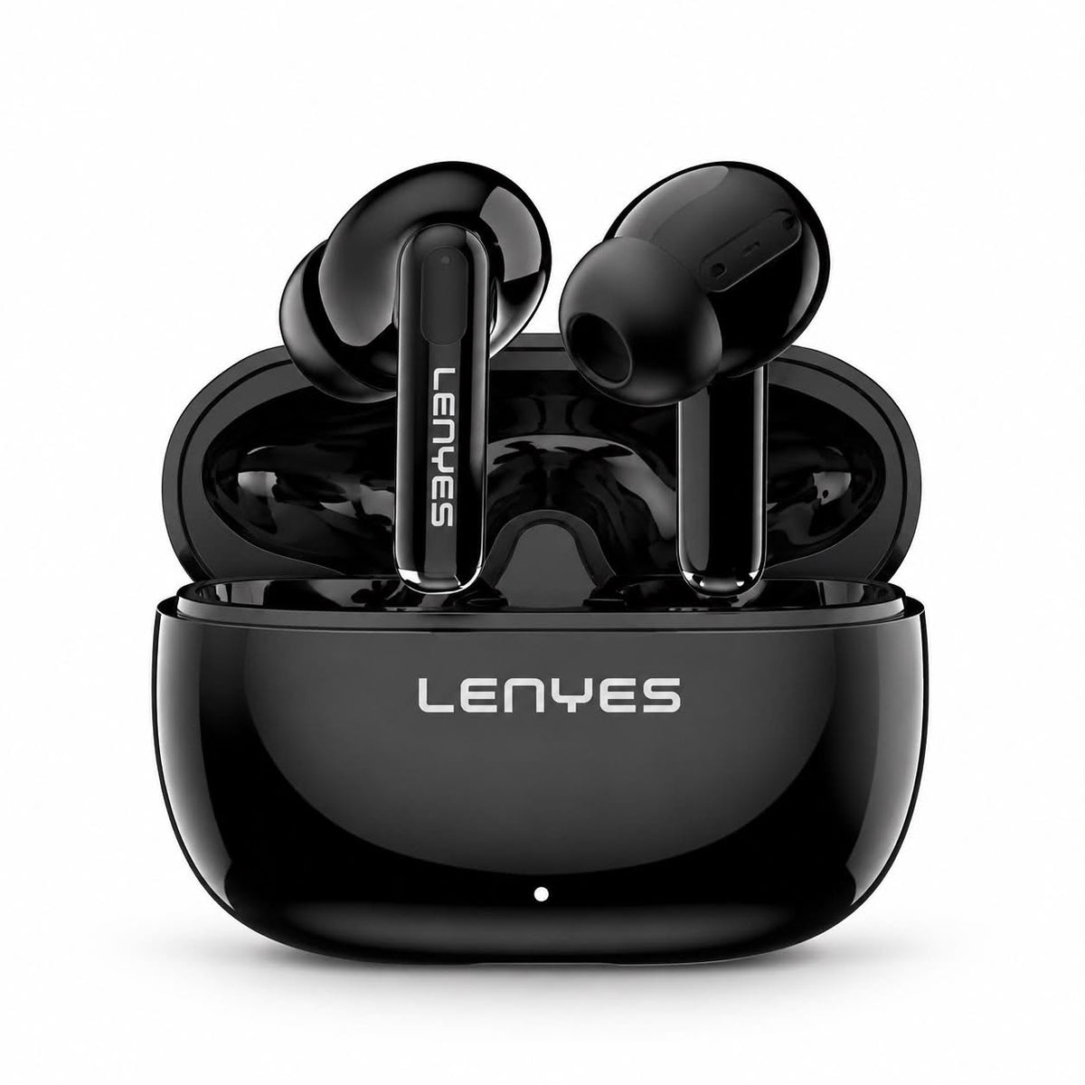 Lenyes Air 68 Wireless Earbuds with Charging Case – Black or White