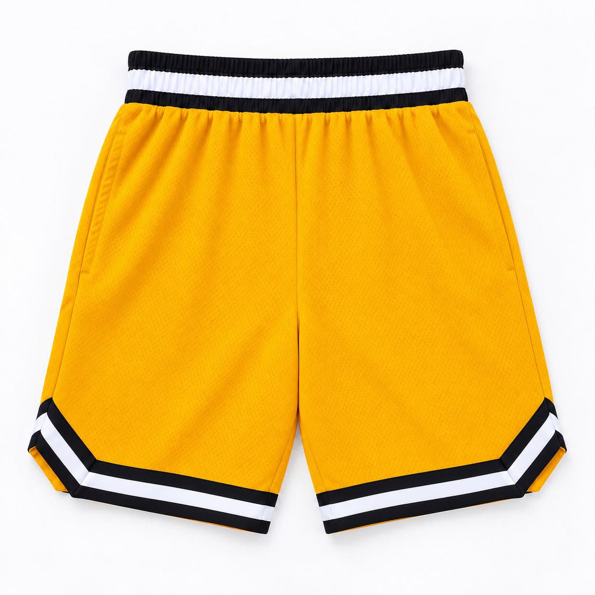Women’s Mesh Jersey Shorts– Yellow
