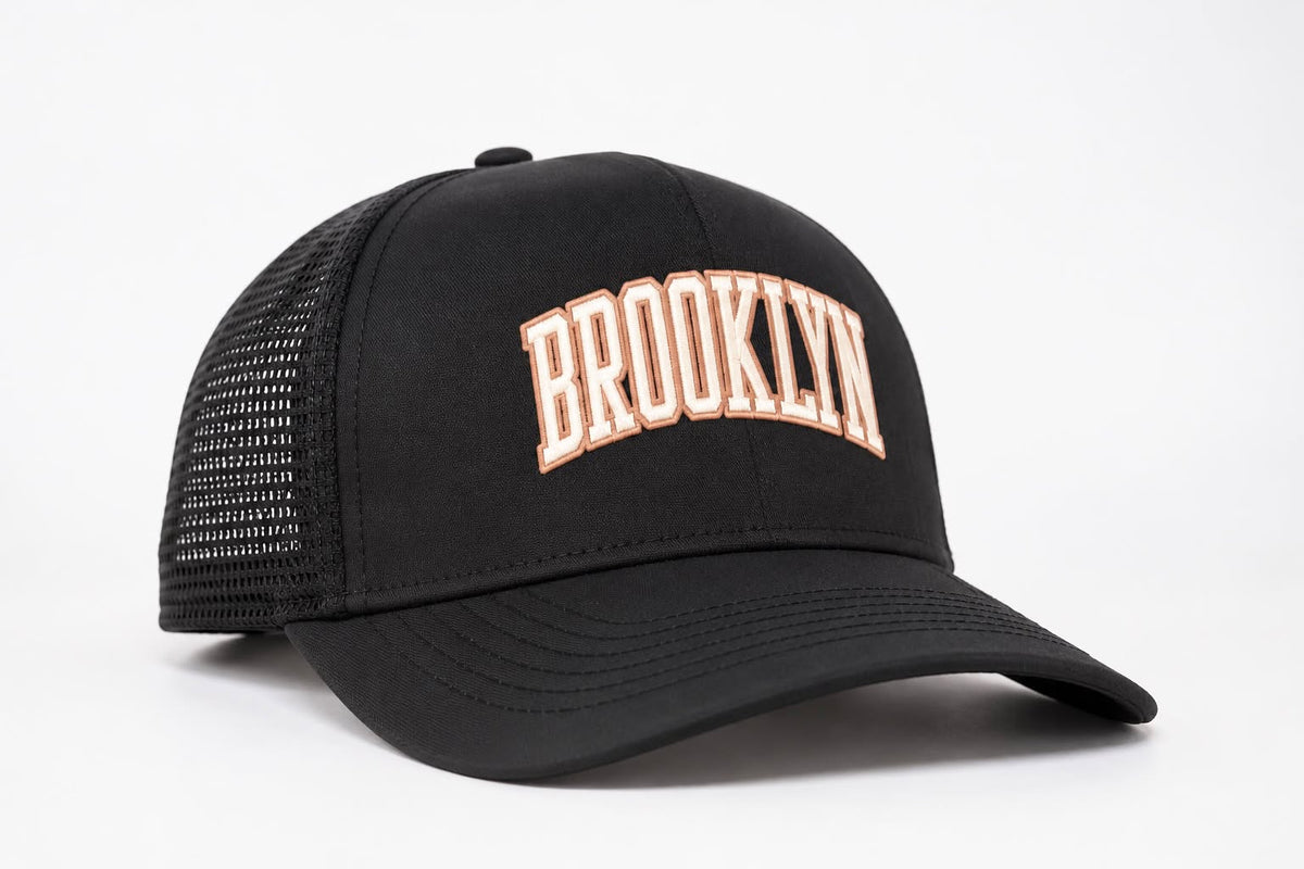 Brooklyn Adjustable Baseball Cap – Black
