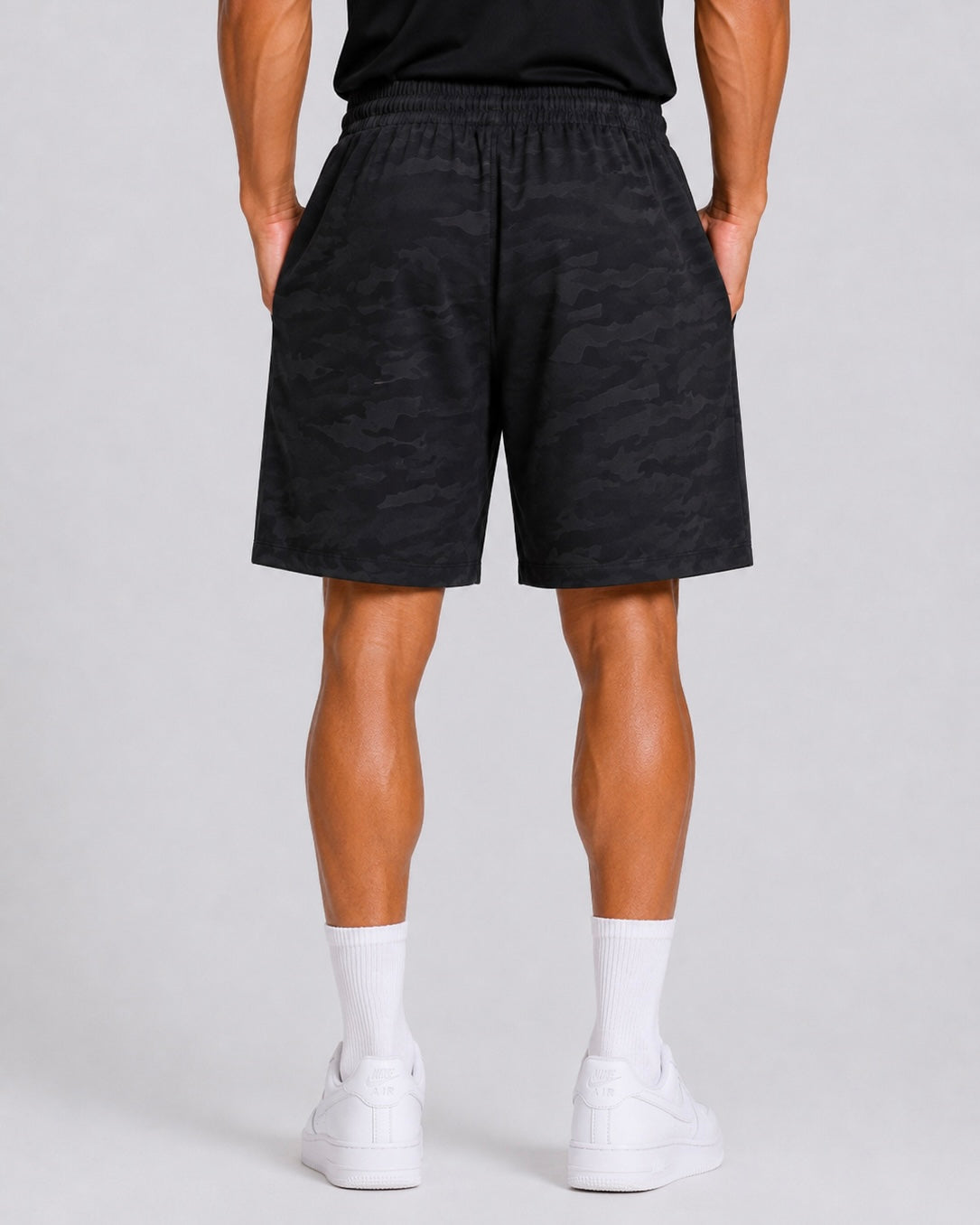 Men’s UR-7 Activewear Sports Shorts – Black