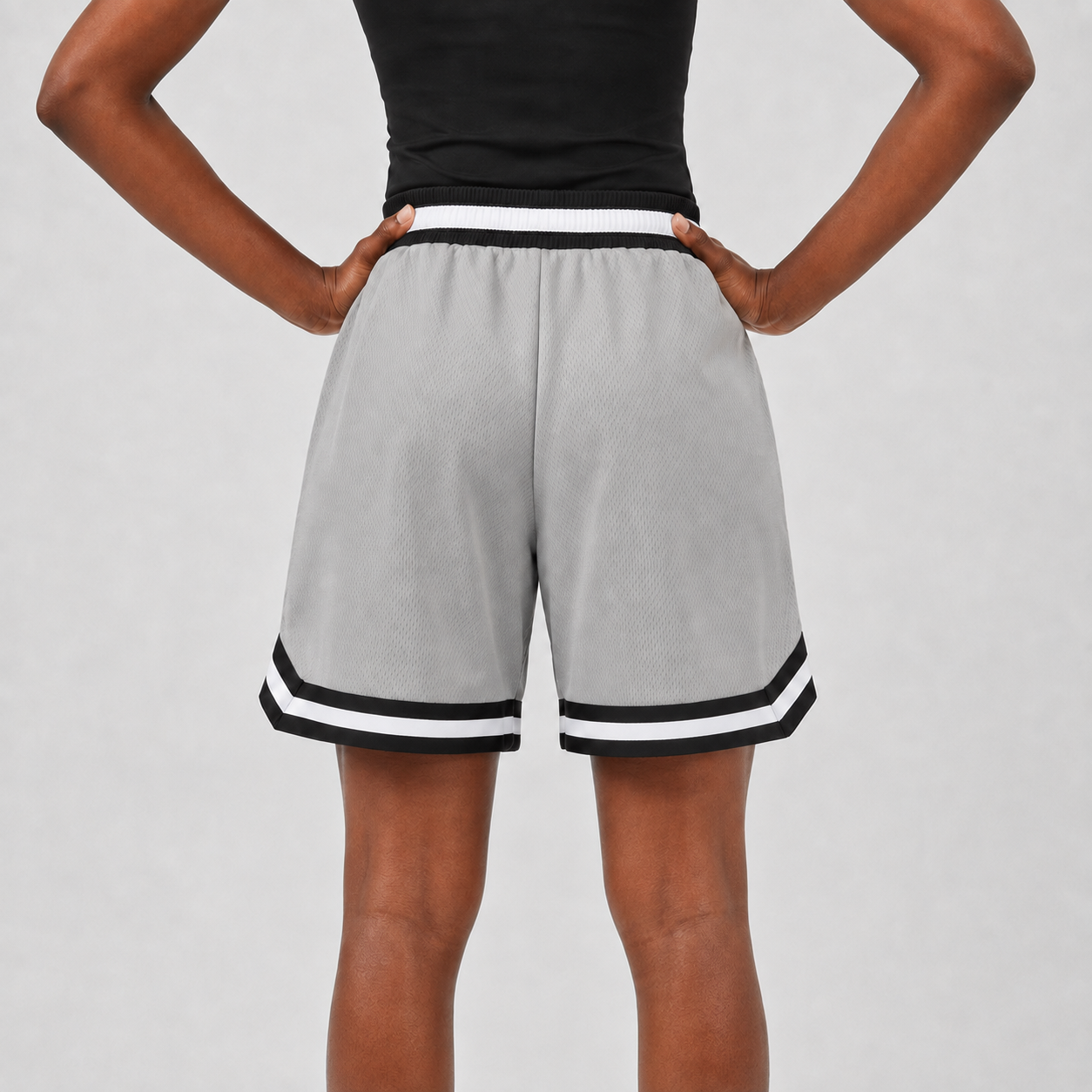 Women’s Basketball Shorts UR-16– Grey
