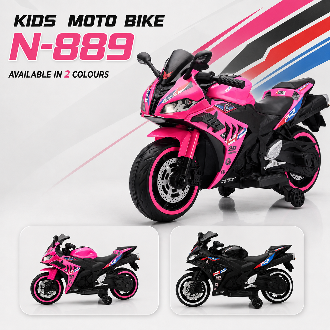 Kids Electric Ride-On Sports Motorcycle N-889