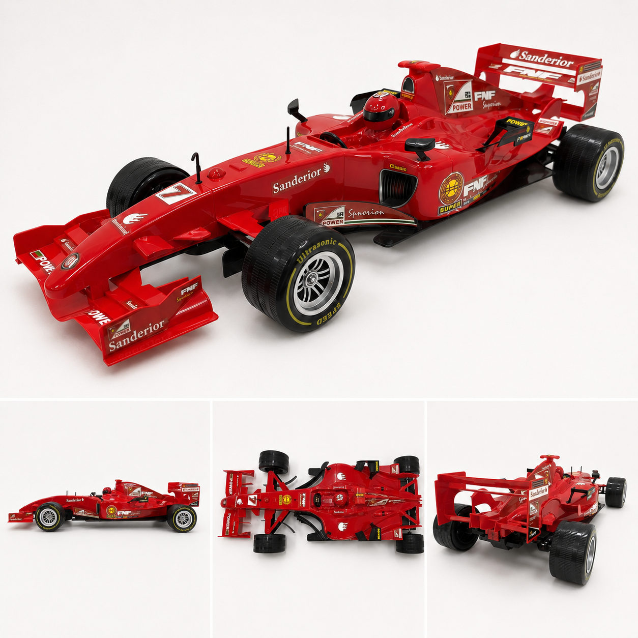 High-Speed Champion F1 Racing Car Toy – 1:6 Scale