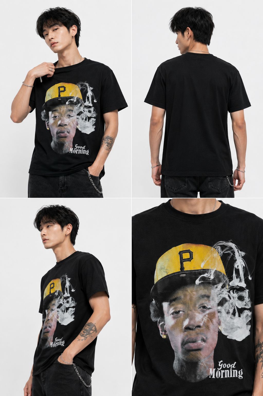 Black Shirt Streetwear