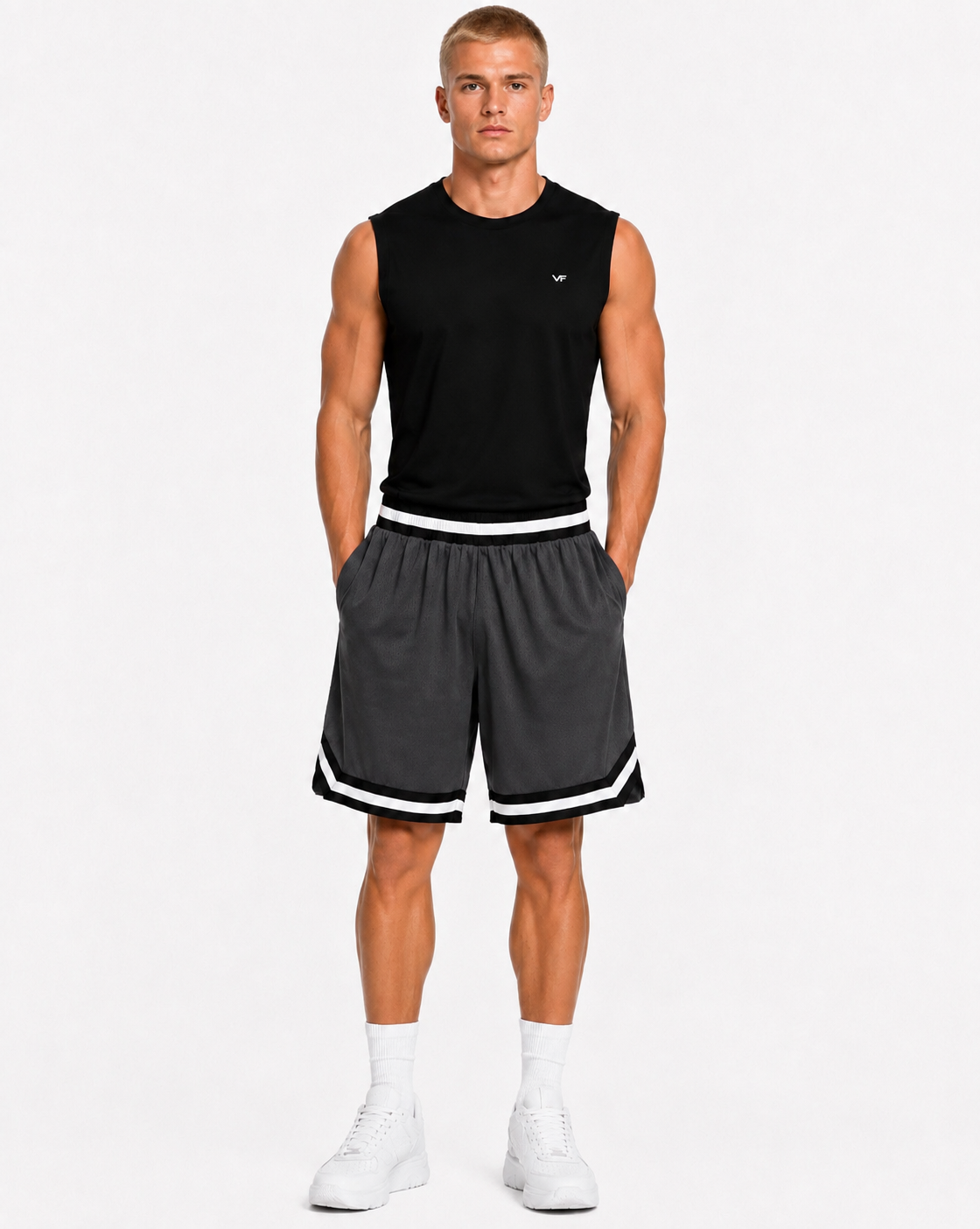 Men’s Basketball Shorts UR-16 – Dark Grey