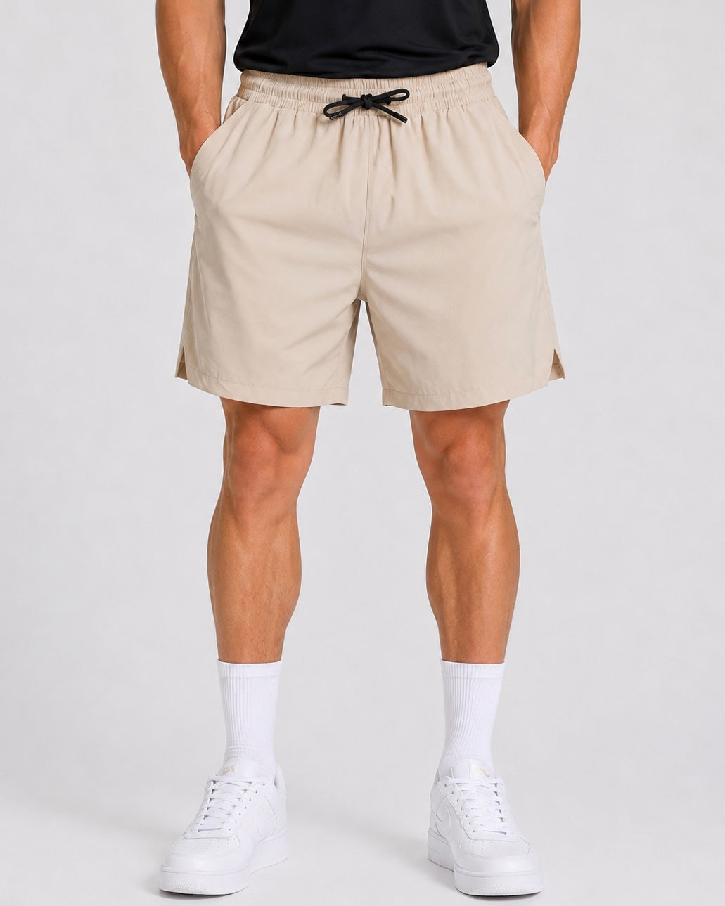 Men’s UR-9 Activewear Sports Shorts – Khaki