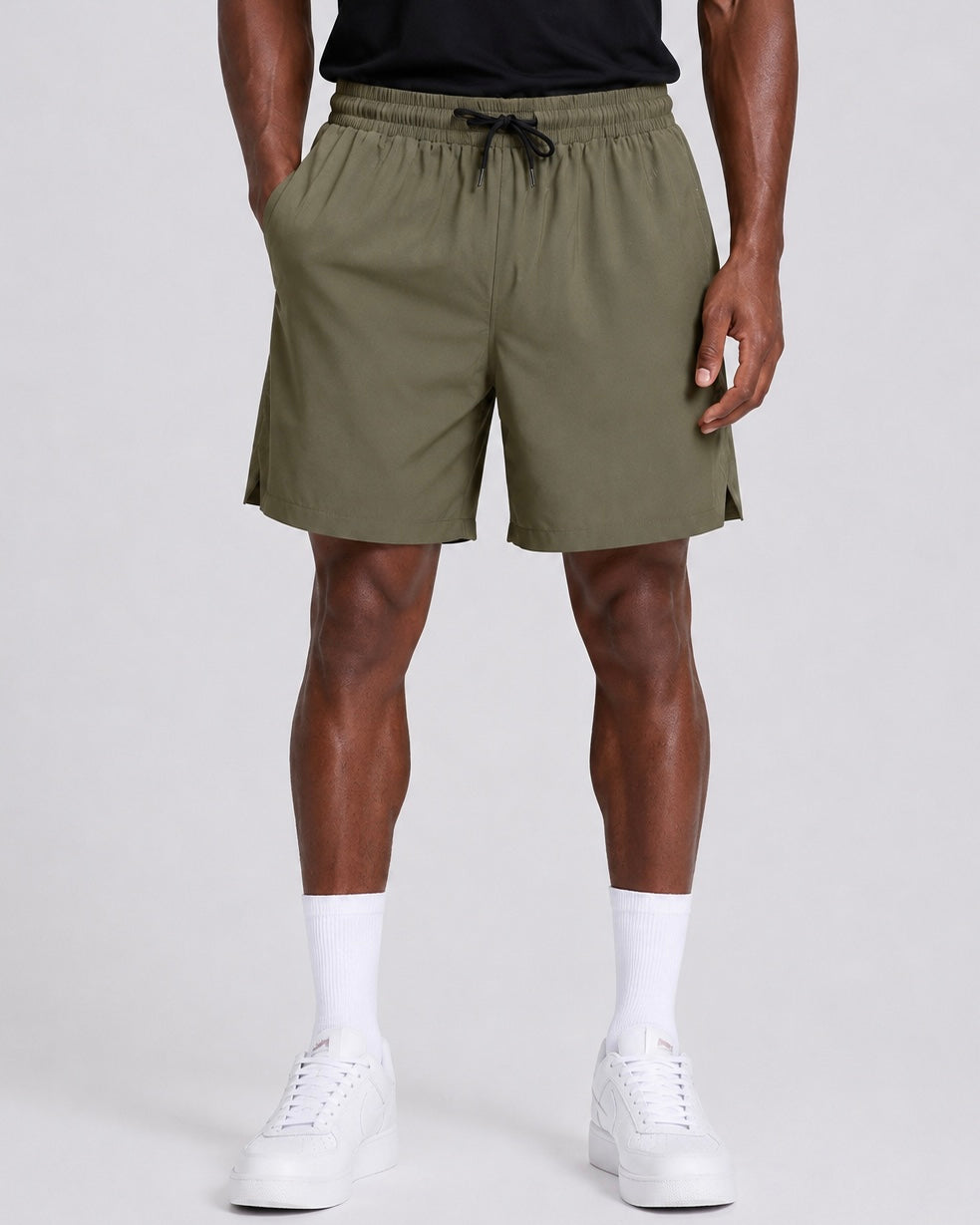 Men’s UR-9 Activewear Sports Shorts – Army Green
