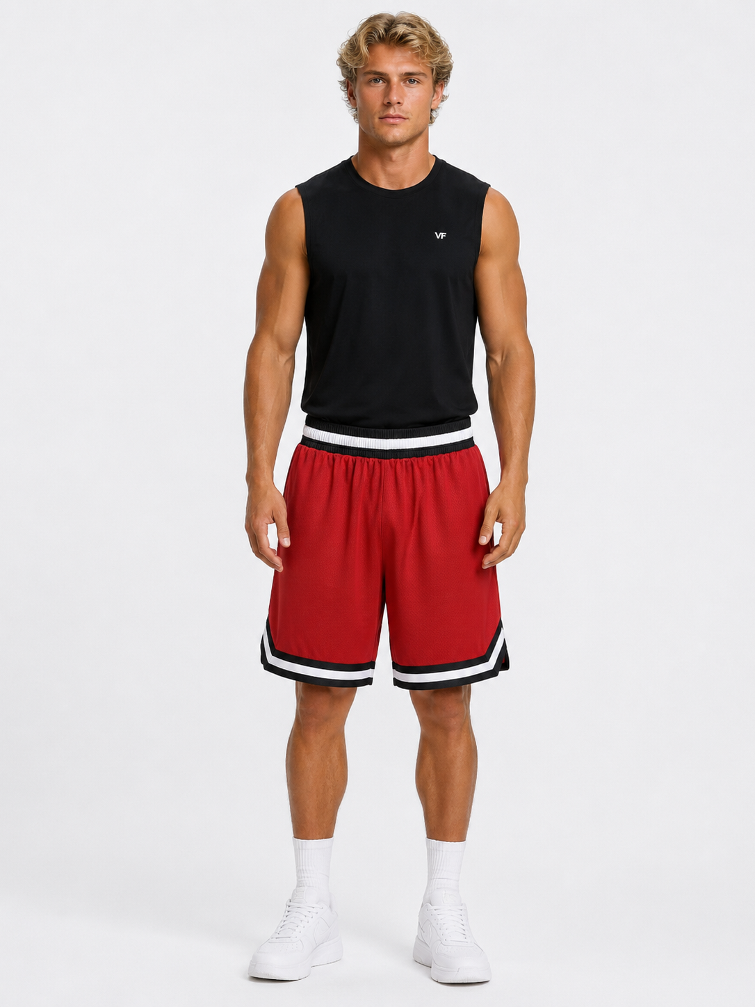 Men’s Basketball Shorts UR-16 – Red