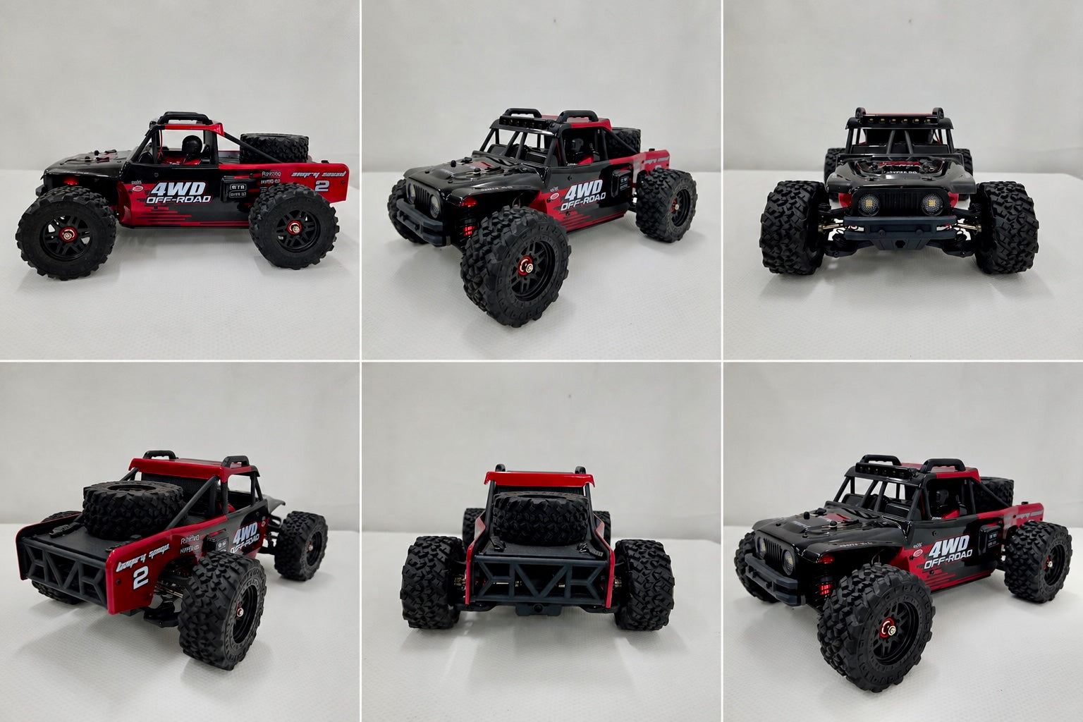 HYPER GO 14209 1:14 Scale 4WD High-Speed RC Off-Road Truck with LED Lights & Oil-Filled Shocks (RTR)