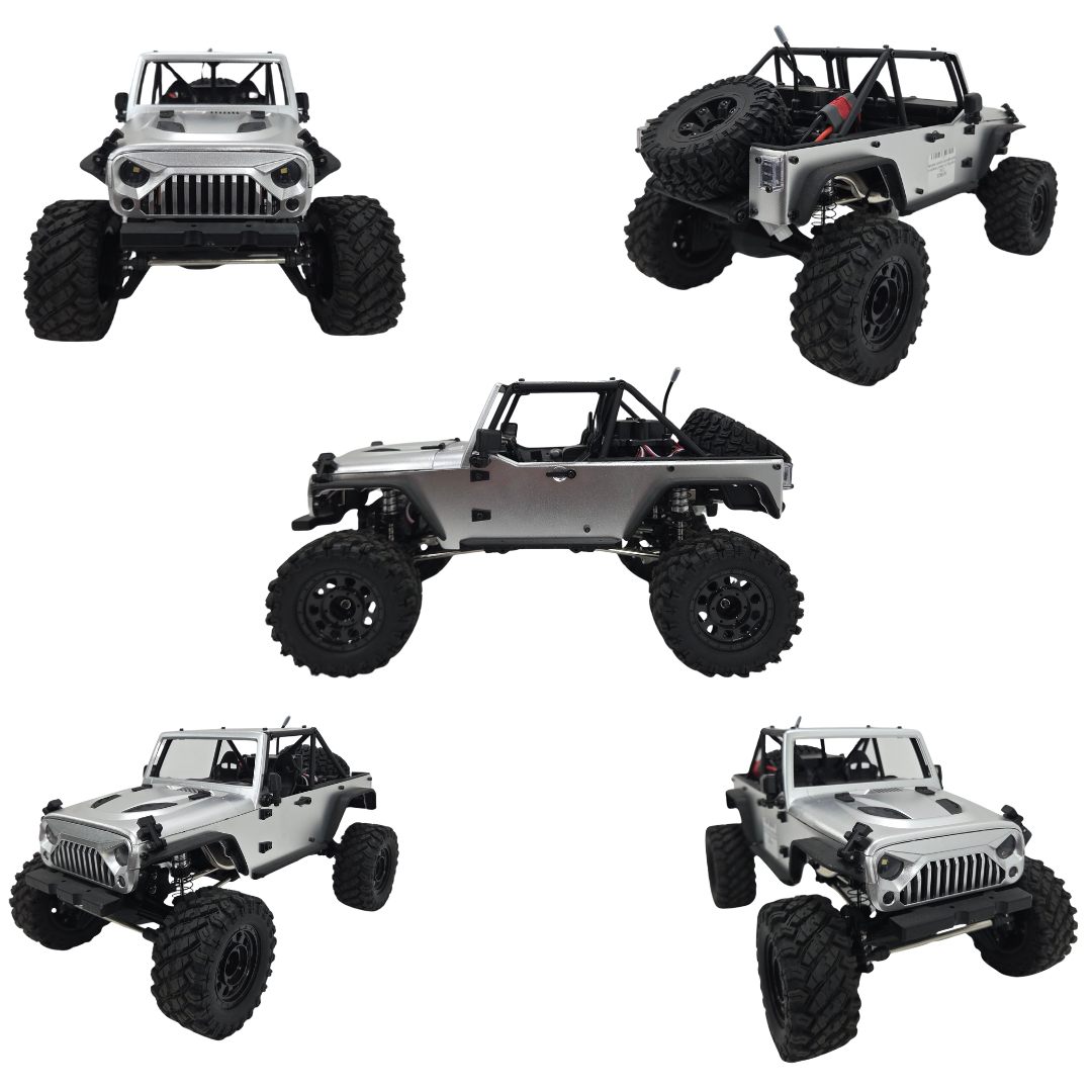 MJX Hyper Go H12Y 1:12 Brushless 4WD RC Rock Crawler Truck – Waterproof RTR Off-Road Remote Control Car