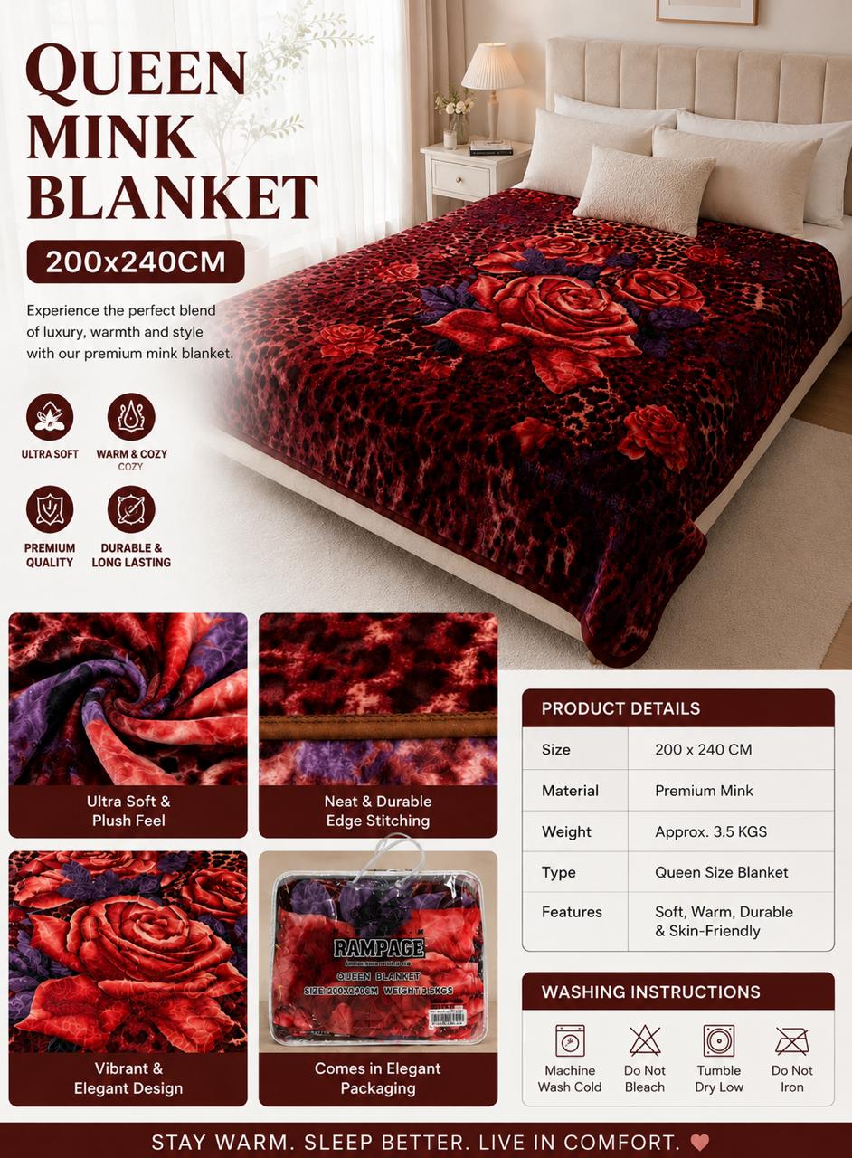 Queen Mink Blanket