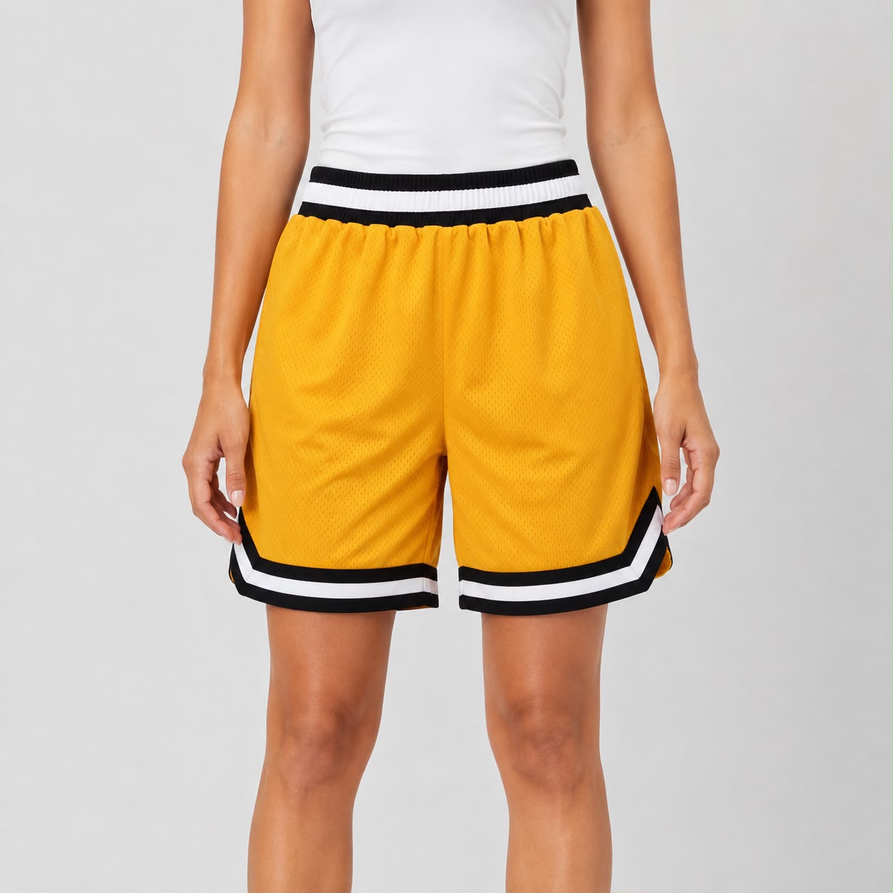 Women’s Basketball Shorts UR-16– Yellow
